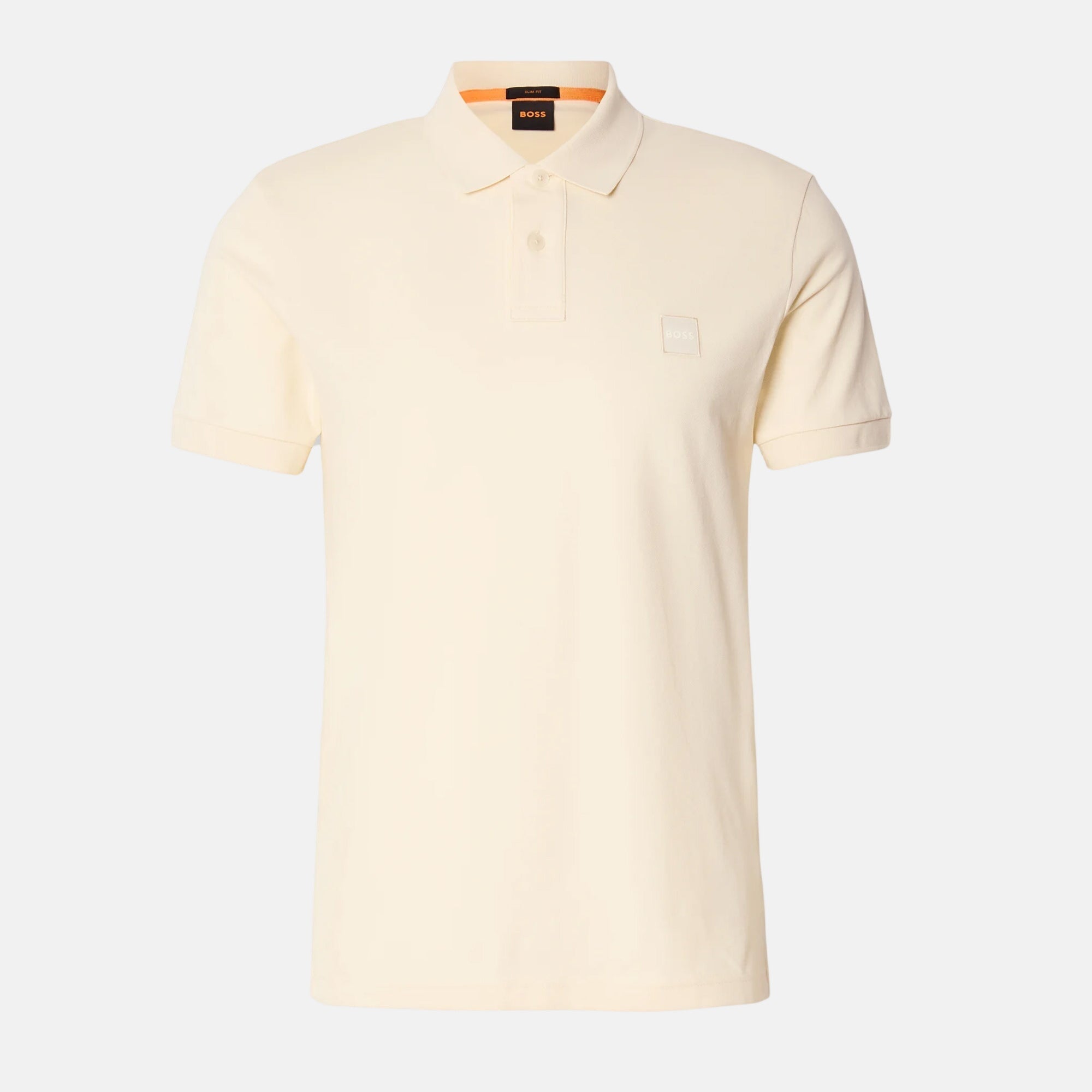 BOSS Slim Fit Passenger Polo Shirt Open Yellow - SPR294-M - northern threads uk