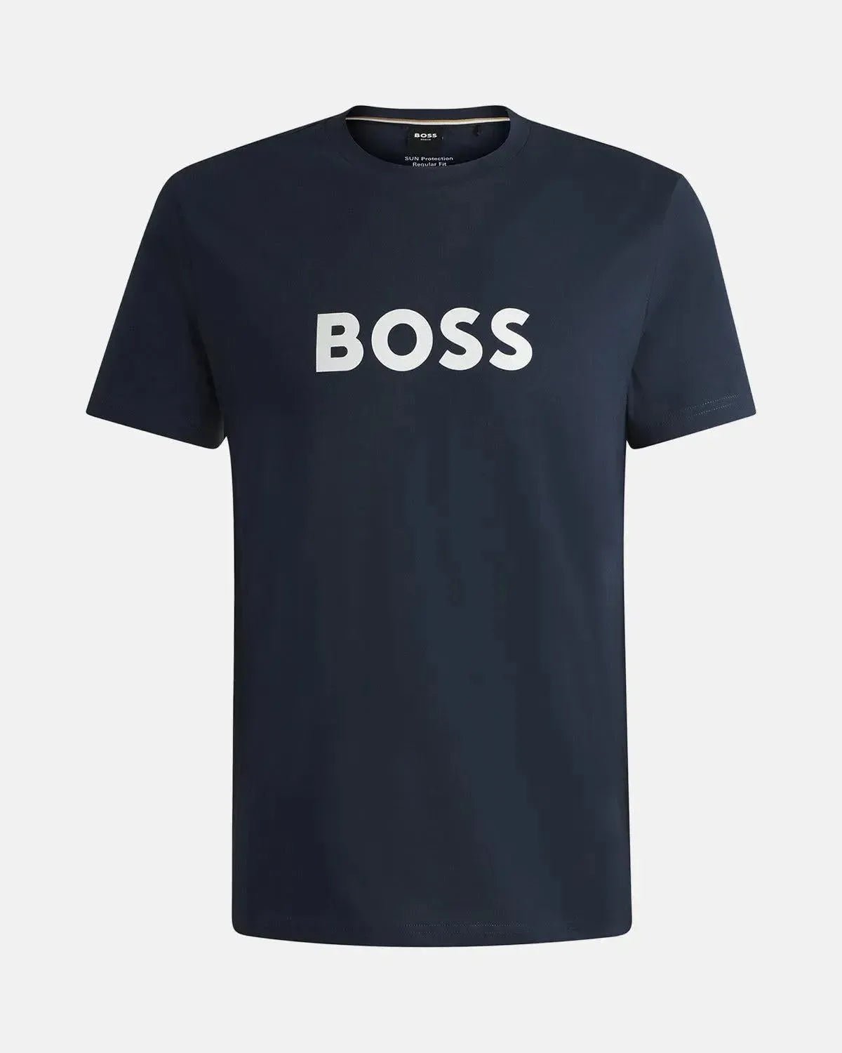 BOSS STYLE PRINT T - SHIRT DARK BLUE - HUGO-BOSS-50491706-413-S - northern threads uk