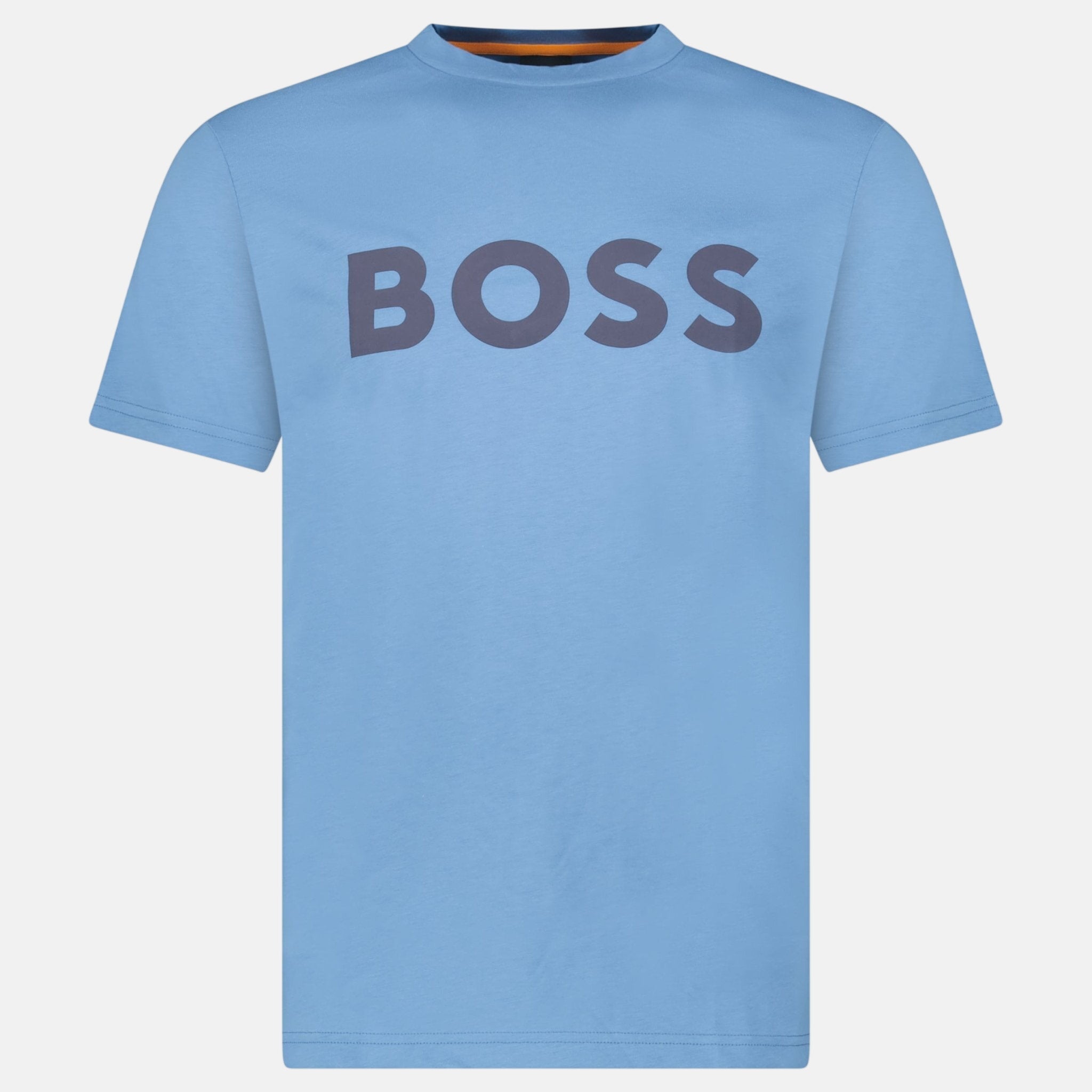 BOSS Thinking 1 Logo T-Shirt Blue - B25 - northern threads uk