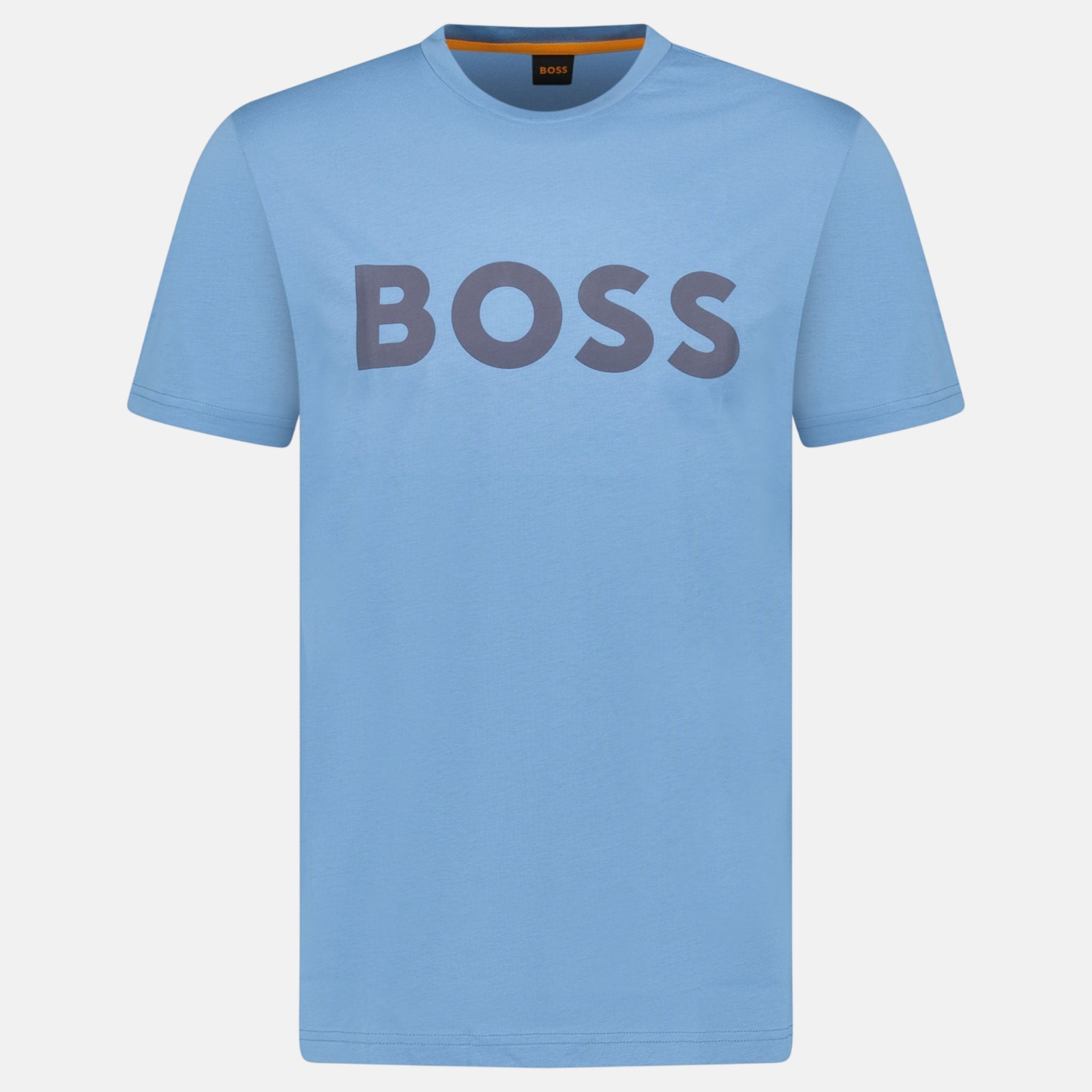 BOSS Thinking 1 Logo T-Shirt Light Blue - sku-55562869408125 - northern threads uk