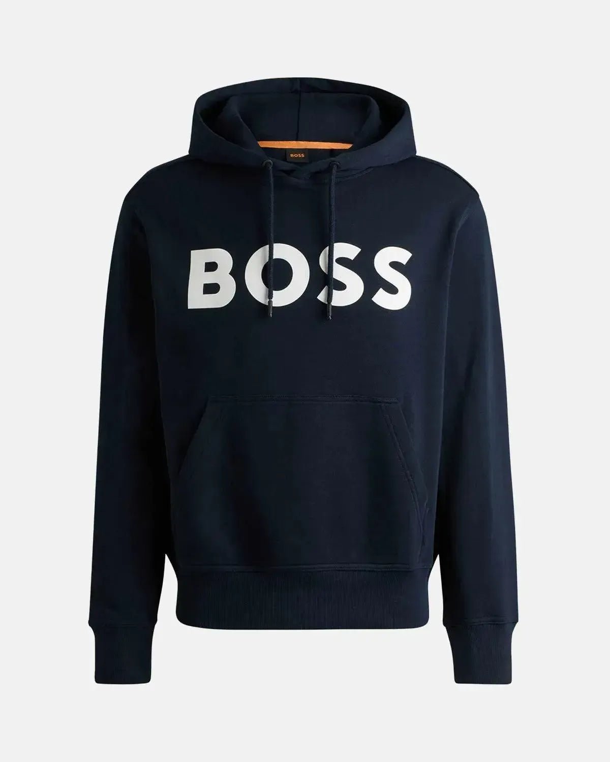 BOSS WEBASIC LOGO HOODIE DARK BLUE - HUGO-BOSS-50523074-404-S - northern threads uk