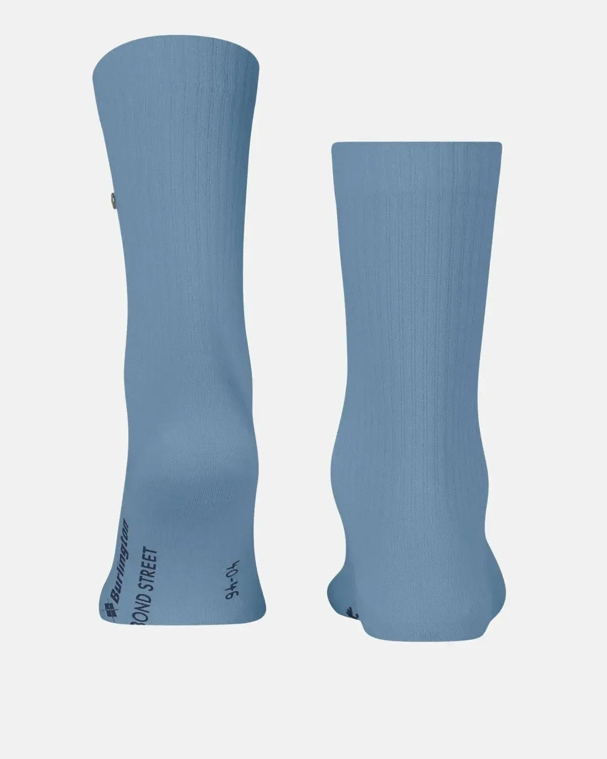 BURLINGTON SOCKS-BURLINGTON BOND STREET SOCKS SKY BLUE-NORTHERN THREADS DESIGNER MENSWEAR