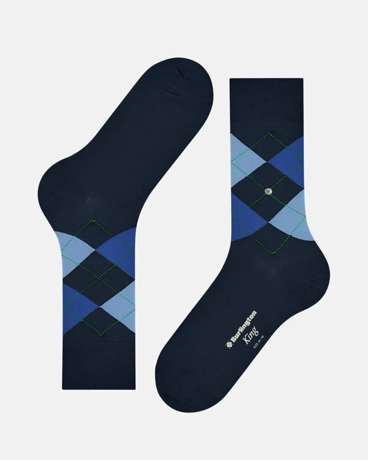 BURLINGTON SOCKS-BURLINGTON KING SOCKS MARINE-NORTHERN THREADS DESIGNER MENSWEAR