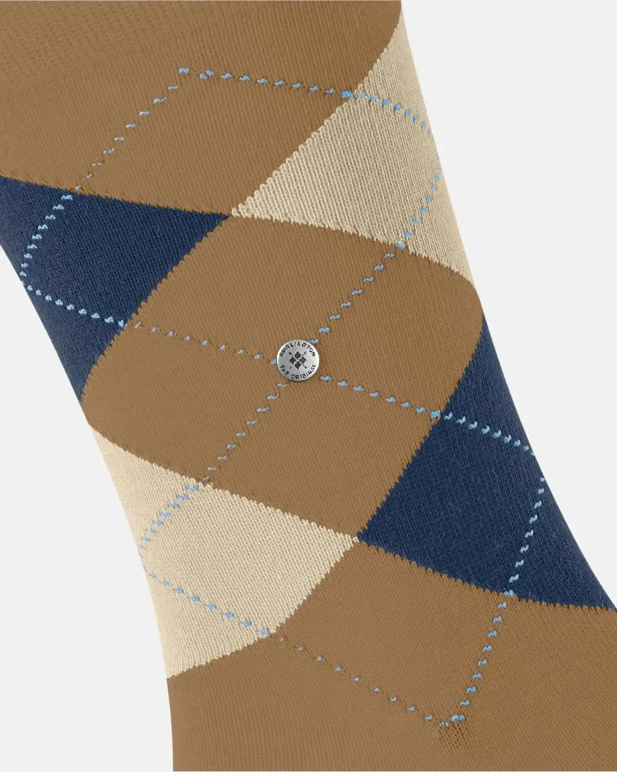 BURLINGTON SOCKS-BURLINGTON KING SOCKS NOUGAT-NORTHERN THREADS DESIGNER MENSWEAR