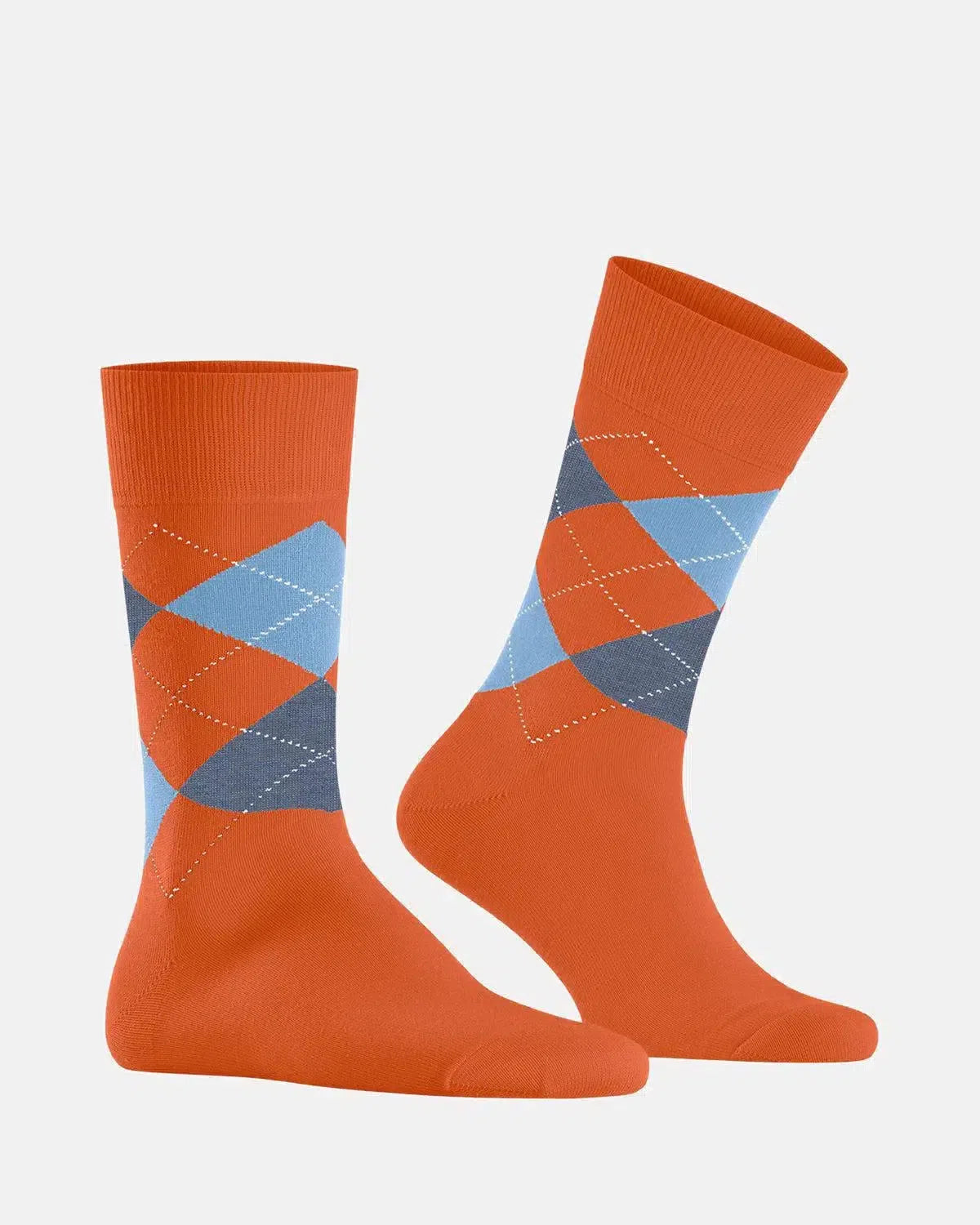 BURLINGTON SOCKS-BURLINGTON KING SOCKS PUMPKIN-NORTHERN THREADS DESIGNER MENSWEAR
