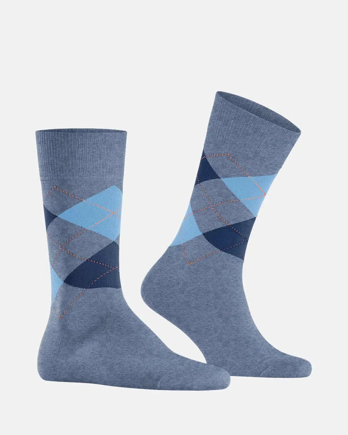 BURLINGTON SOCKS-BURLINGTON KING SOCKS TURQUOISE-NORTHERN THREADS DESIGNER MENSWEAR