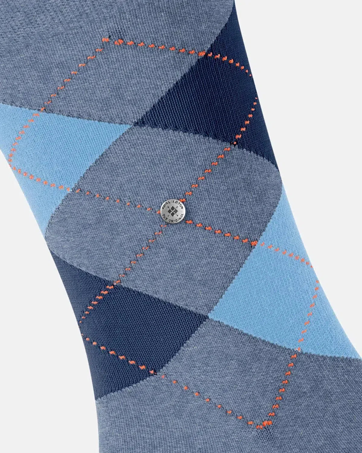 BURLINGTON SOCKS-BURLINGTON KING SOCKS TURQUOISE-NORTHERN THREADS DESIGNER MENSWEAR