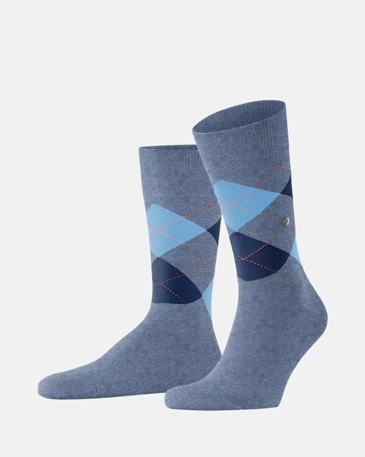 BURLINGTON SOCKS-BURLINGTON KING SOCKS TURQUOISE-NORTHERN THREADS DESIGNER MENSWEAR