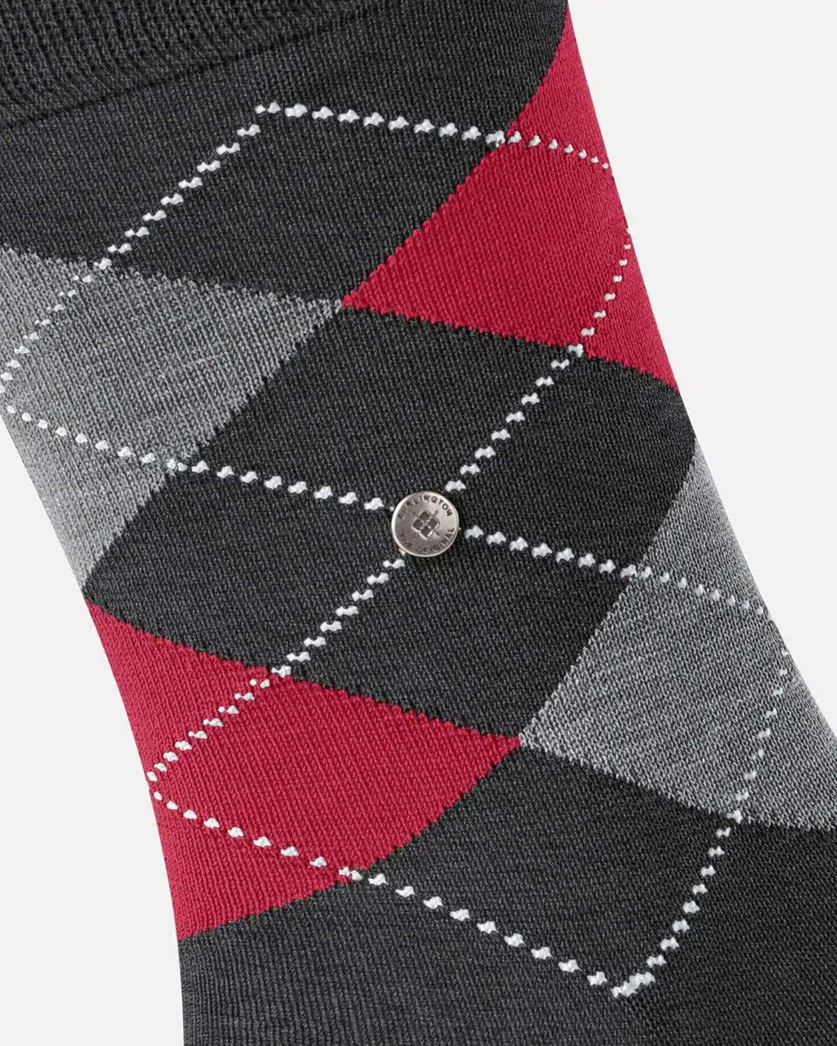 BURLINGTON SOCKS-BURLINGTON MANCHESTER SOCKS ANTHRACITE MELANGE-NORTHERN THREADS DESIGNER MENSWEAR