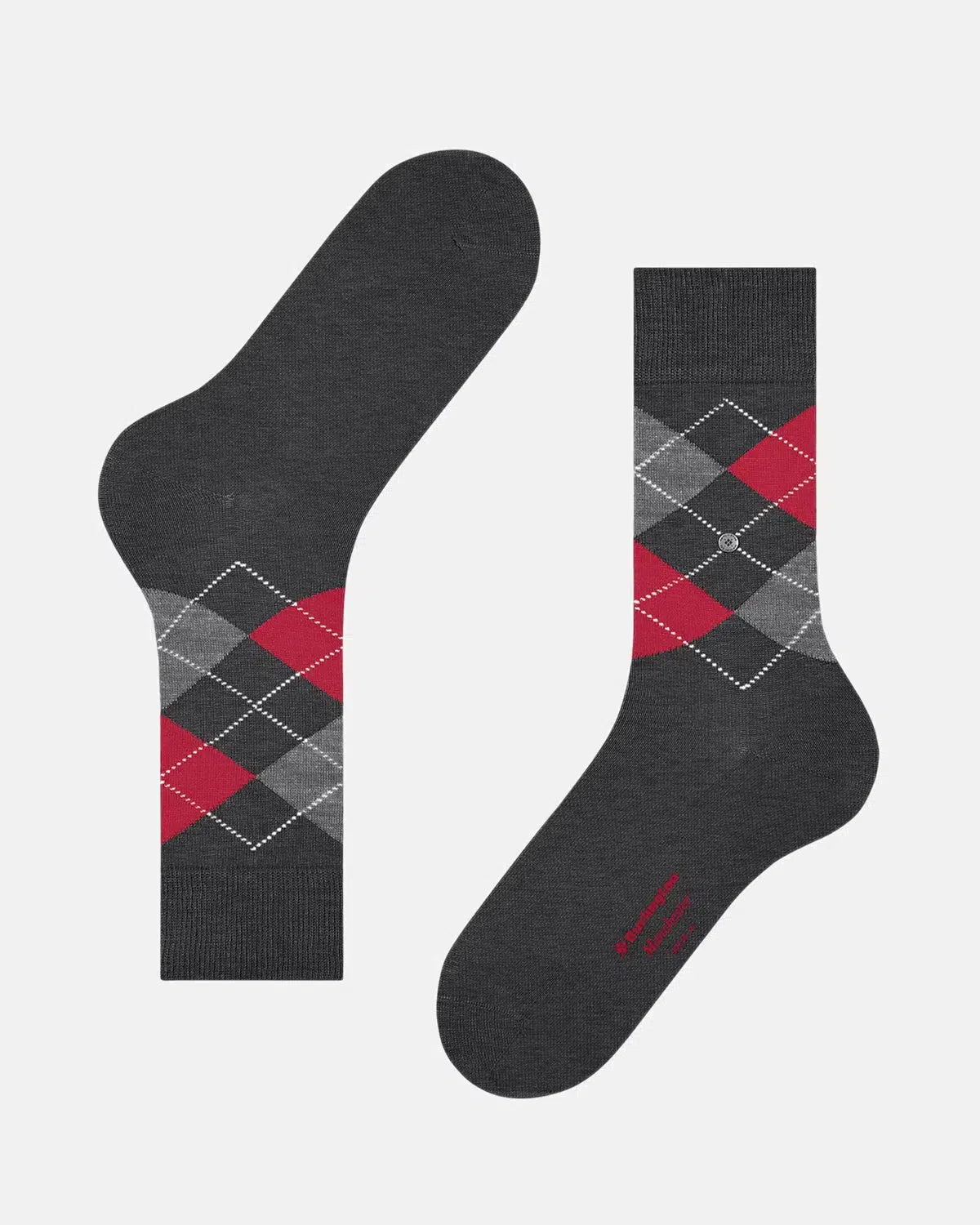 BURLINGTON SOCKS-BURLINGTON MANCHESTER SOCKS ANTHRACITE MELANGE-NORTHERN THREADS DESIGNER MENSWEAR