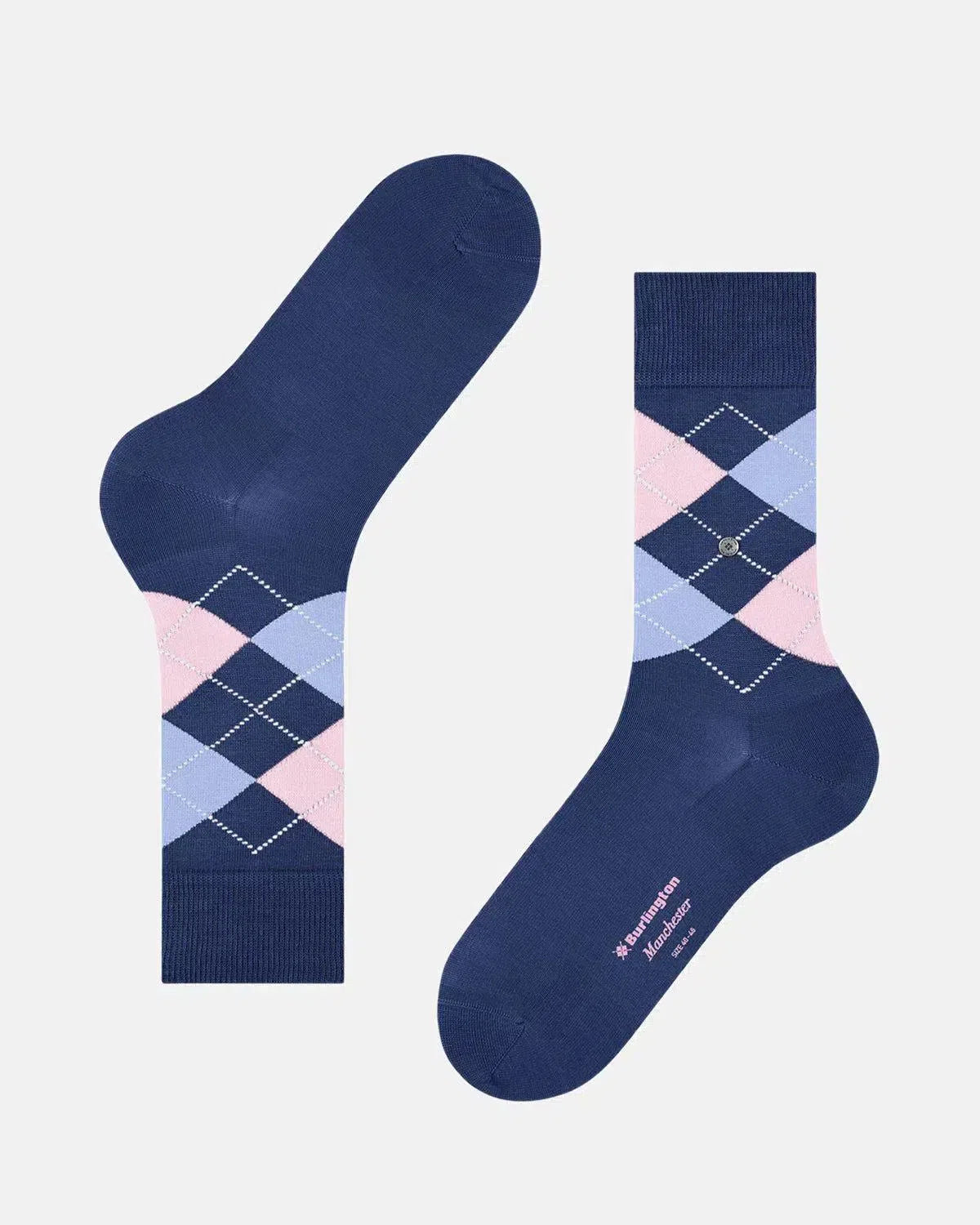 BURLINGTON SOCKS-BURLINGTON MANCHESTER SOCKS NIGHT BLUE-NORTHERN THREADS DESIGNER MENSWEAR