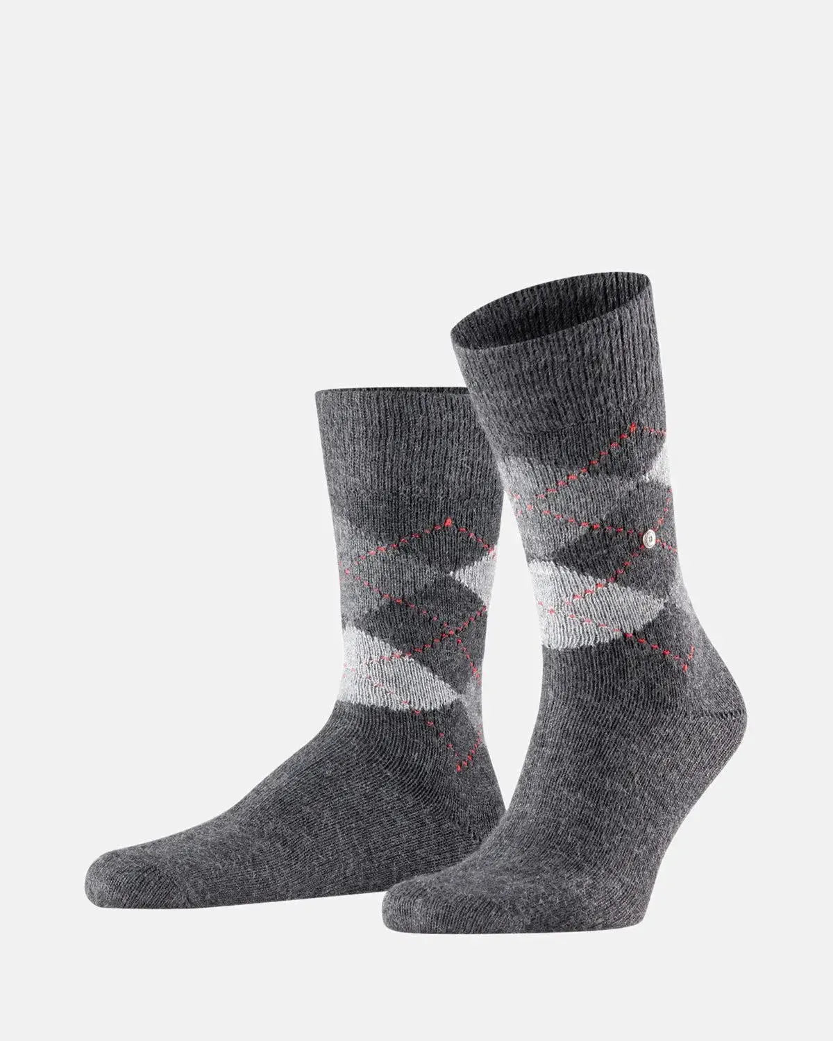 BURLINGTON SOCKS-BURLINGTON PRESTON SOCKS ANTHRACITE MARL-NORTHERN THREADS DESIGNER MENSWEAR