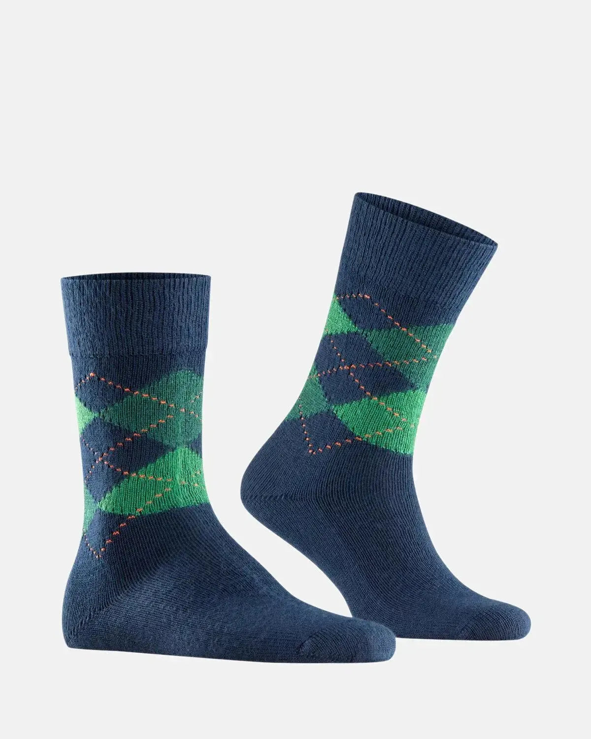 BURLINGTON SOCKS-BURLINGTON PRESTON SOCKS NAVY-NORTHERN THREADS DESIGNER MENSWEAR