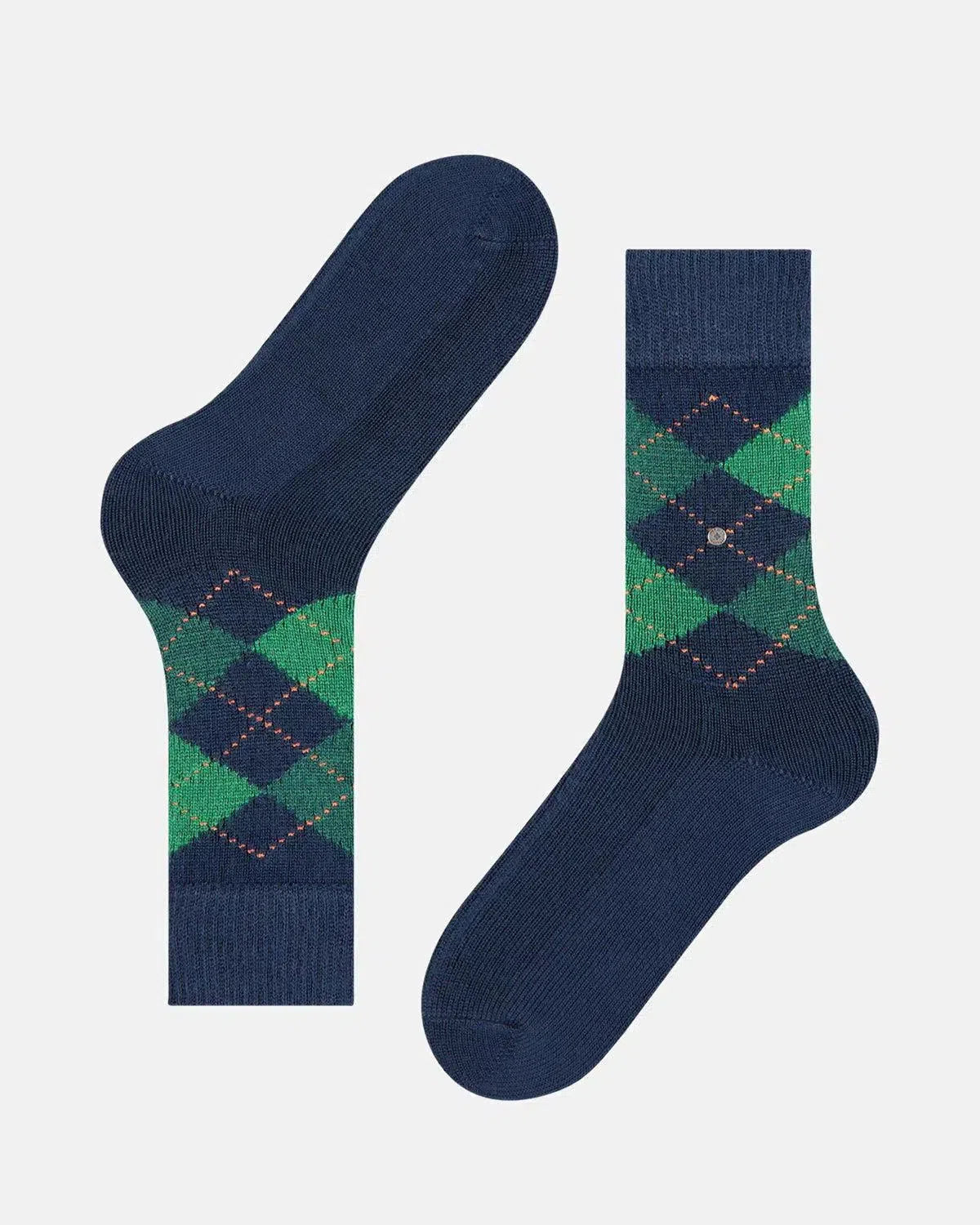 BURLINGTON SOCKS-BURLINGTON PRESTON SOCKS NAVY-NORTHERN THREADS DESIGNER MENSWEAR