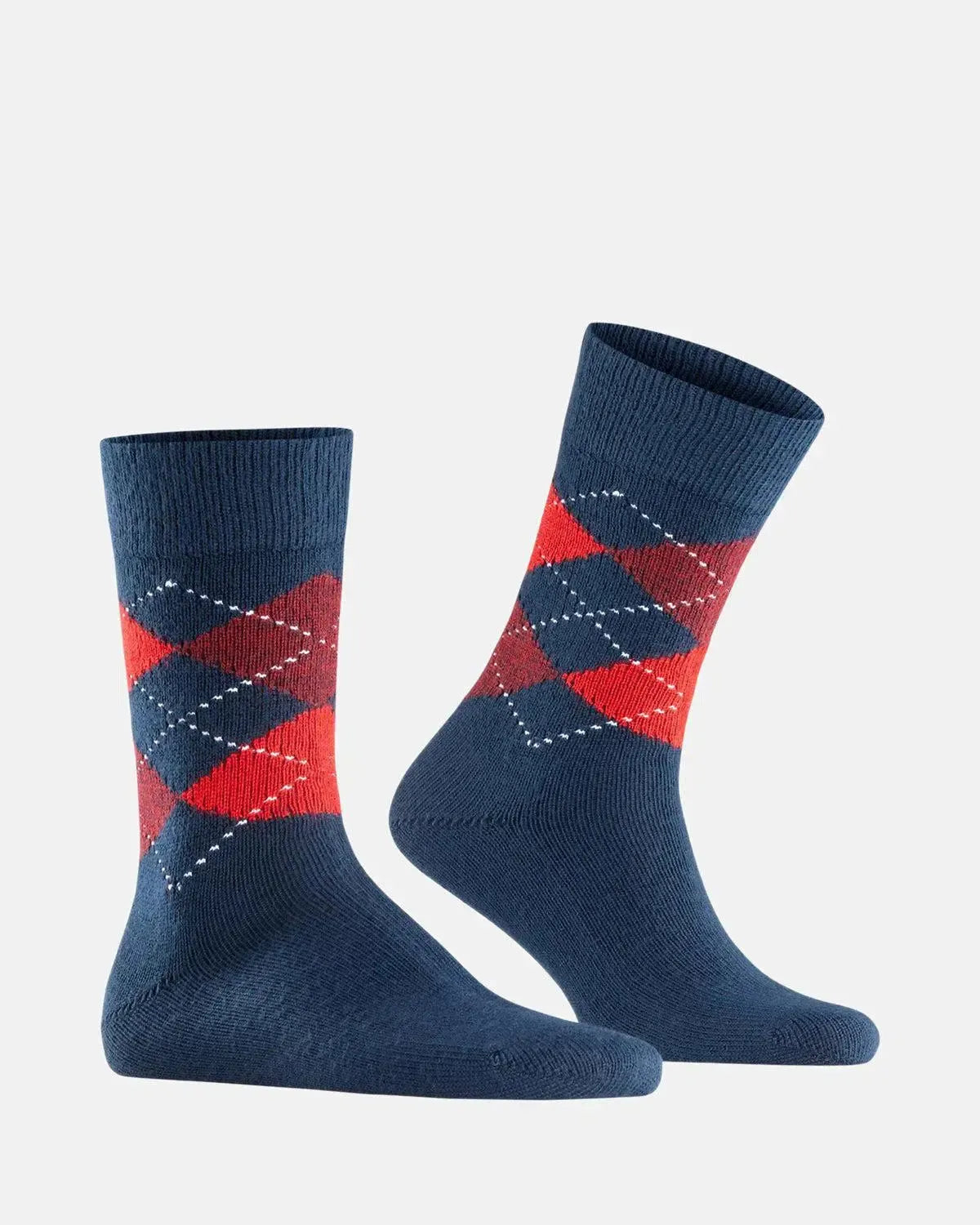 BURLINGTON SOCKS-BURLINGTON PRESTON SOCKS STEEL BLUE-NORTHERN THREADS DESIGNER MENSWEAR