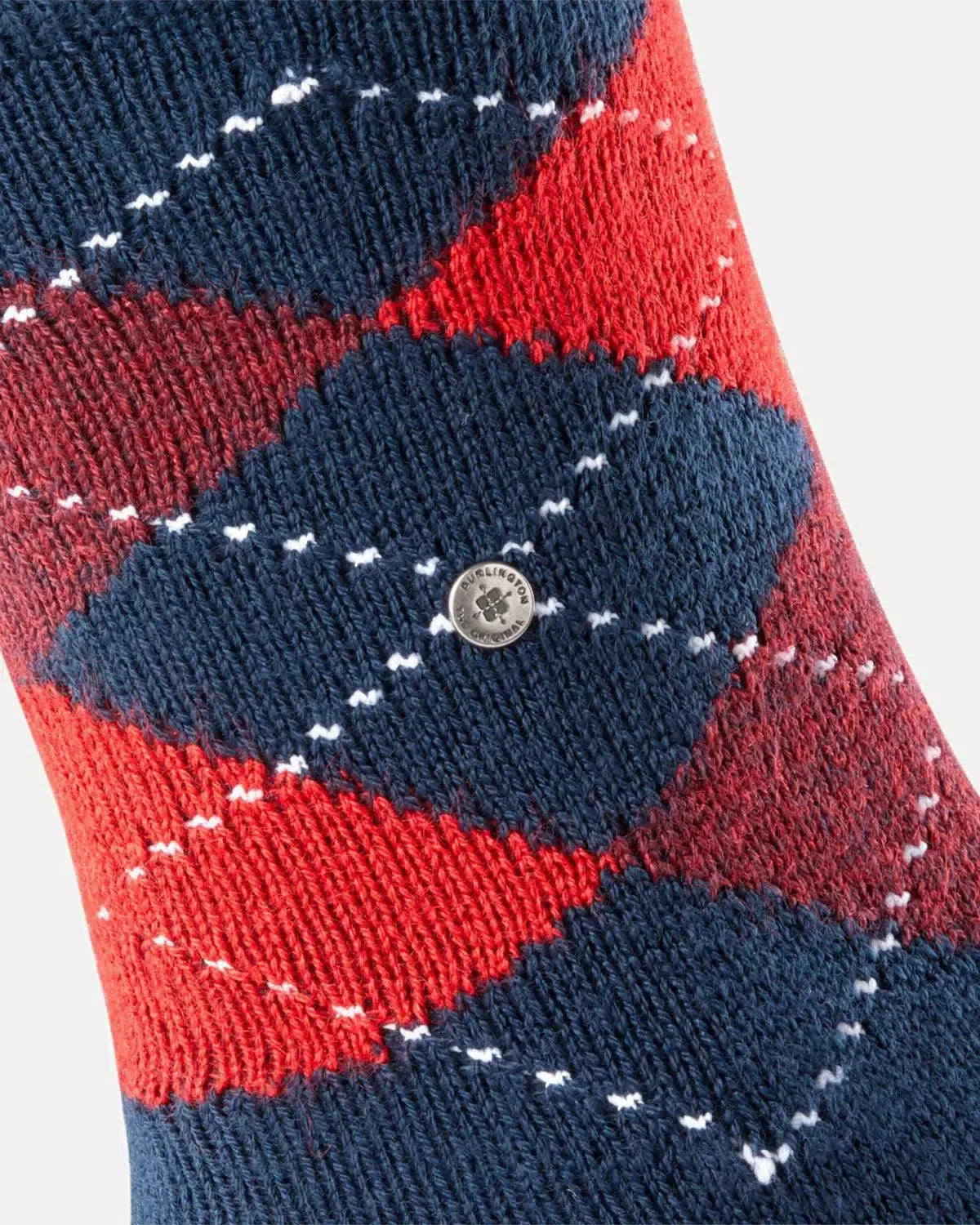 BURLINGTON SOCKS-BURLINGTON PRESTON SOCKS STEEL BLUE-NORTHERN THREADS DESIGNER MENSWEAR