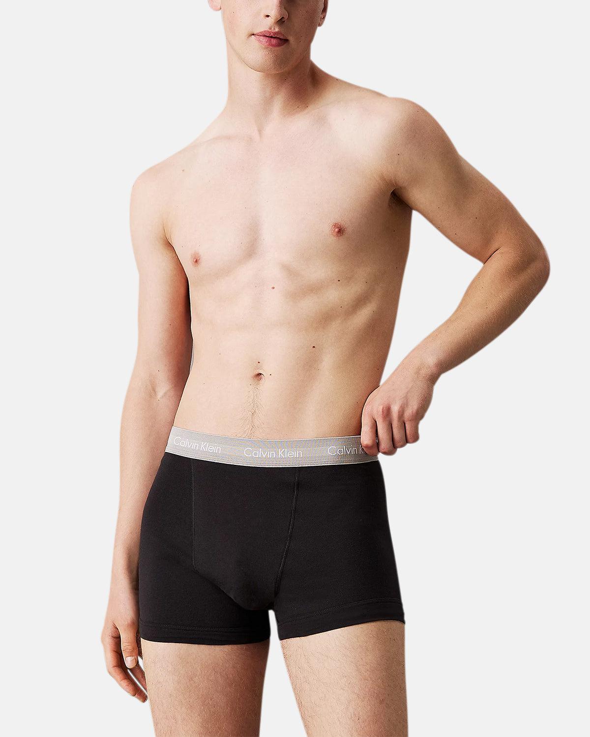 CALVIN KLEIN 3 - PACK TRUNKS BLACK B - ROCK RIDGE - northern threads