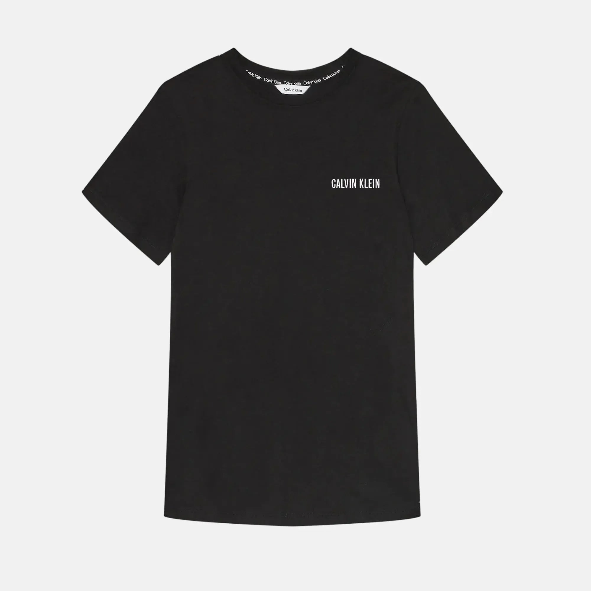 Calvin Klein Logo Print Crew T-Shirt Black - SS25247-S - northern threads uk