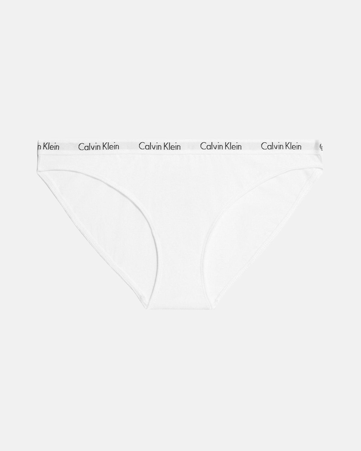 CALVIN KLEIN WOMENS CAROUSEL BIKINI BRIEFS WHITE - CALVIN-KLEIN-D1618E-100-XS - northern threads uk