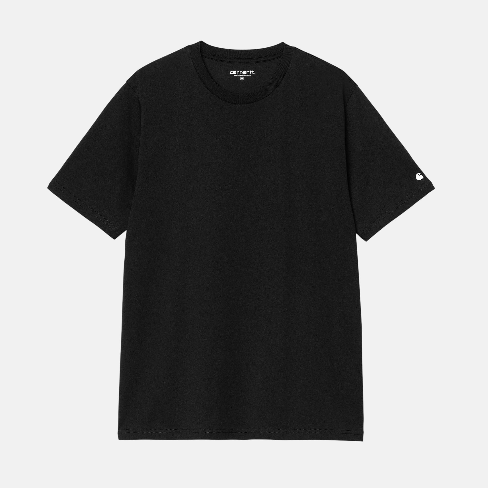 Carhartt WIP Base T-Shirt Black White - SPR073-S - northern threads uk