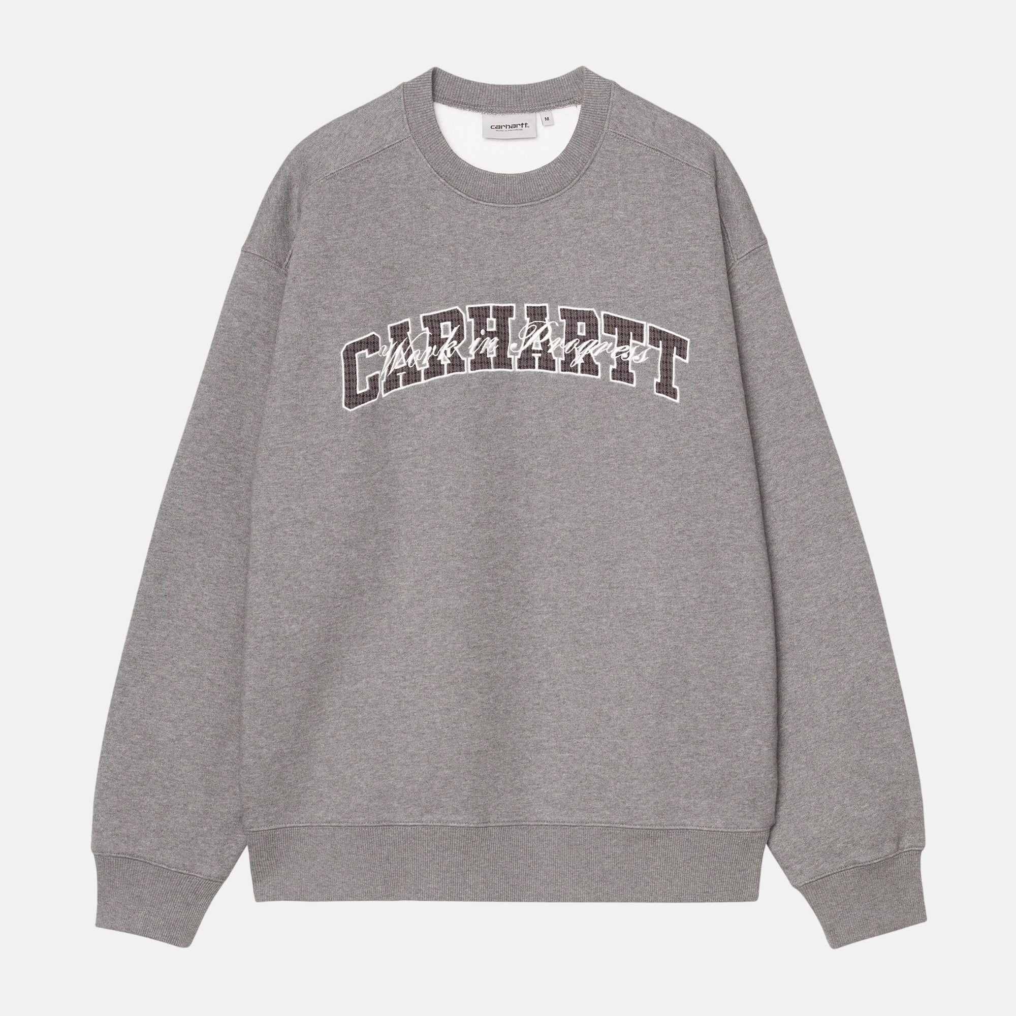 Carhartt WIP Big School Sweatshirt Dark Grey Heather - SPR1006-M - northern threads uk