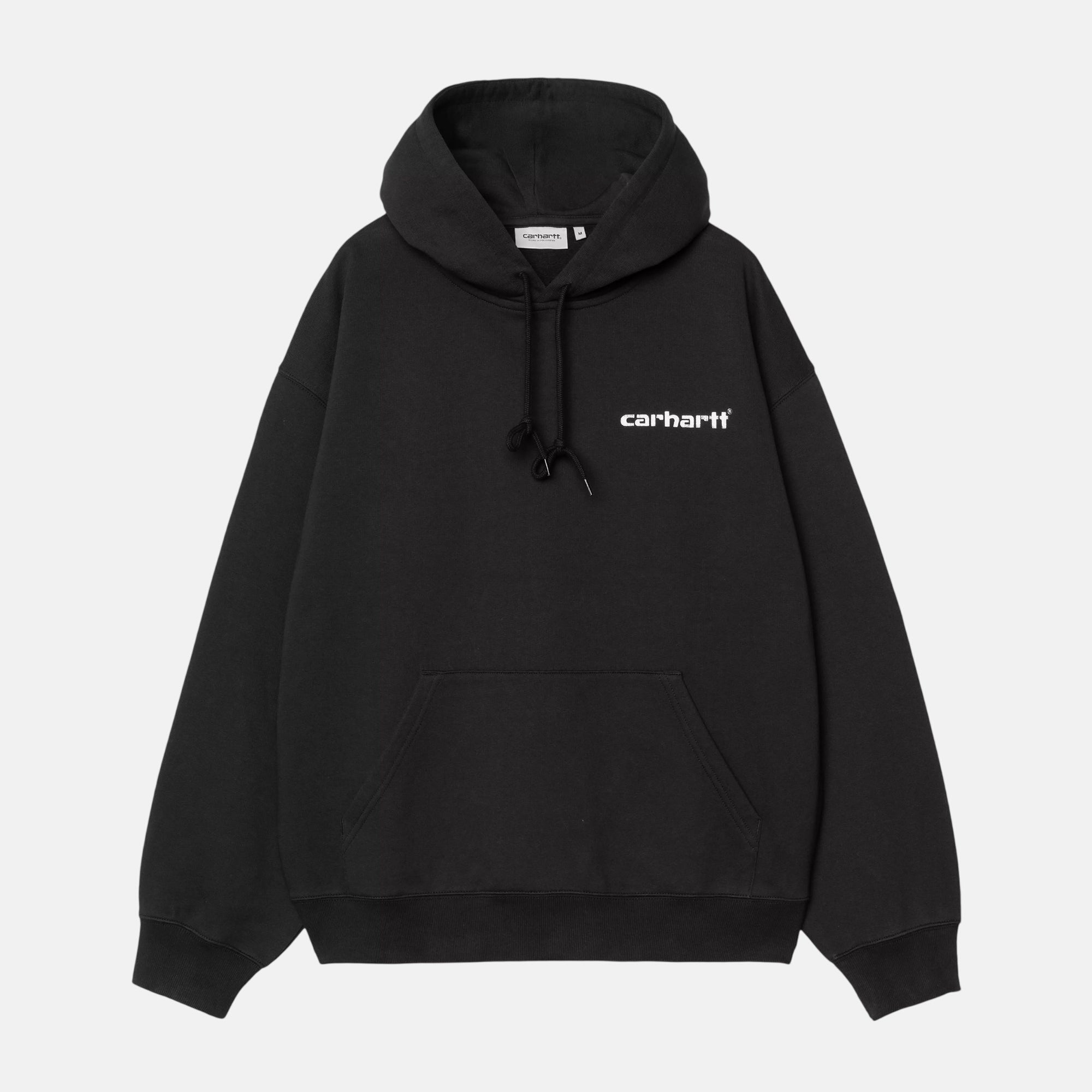 Carhartt WIP Caps Hoodie Black - SPR1031-M - northern threads uk