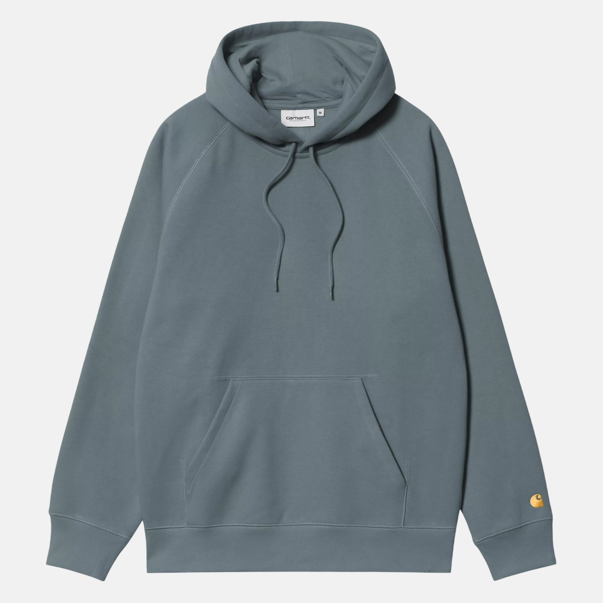 Carhartt WIP Chase Hoodie Cozy Blue Gold - SPR1286-M - northern threads uk