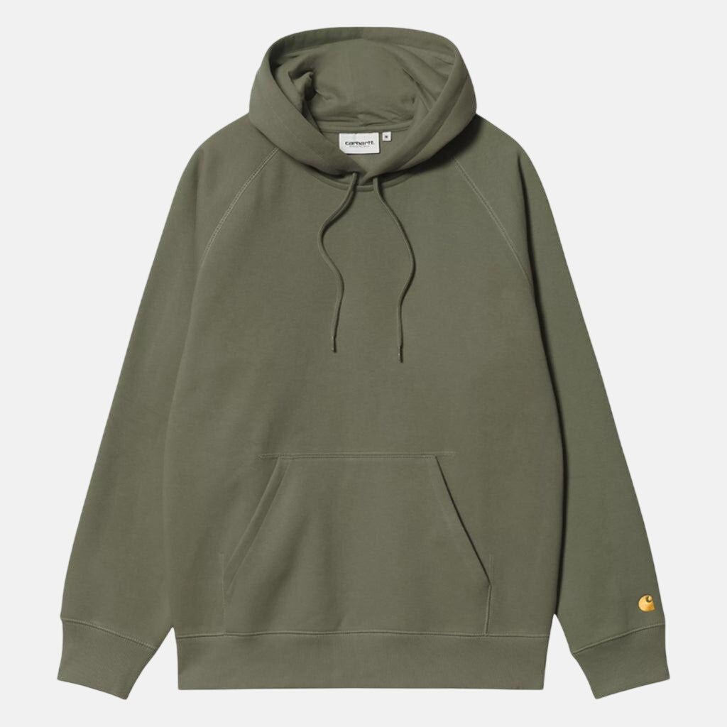 Carhartt WIP Chase Hoodie Leaf Gold - SPR1279-M - northern threads uk