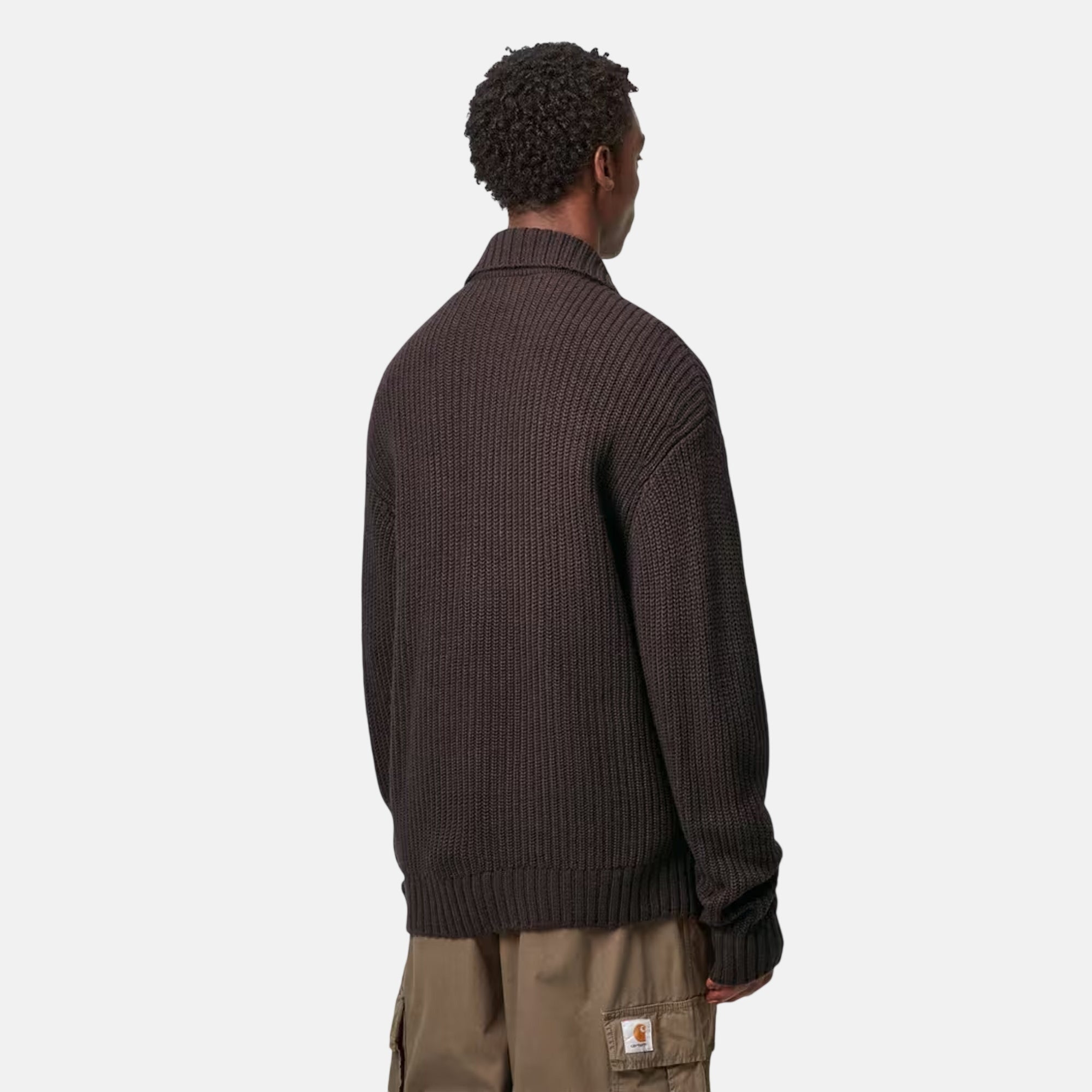 Carhartt WIP Chore Knit Jacket Palisander - SPR1148-S - northern threads uk