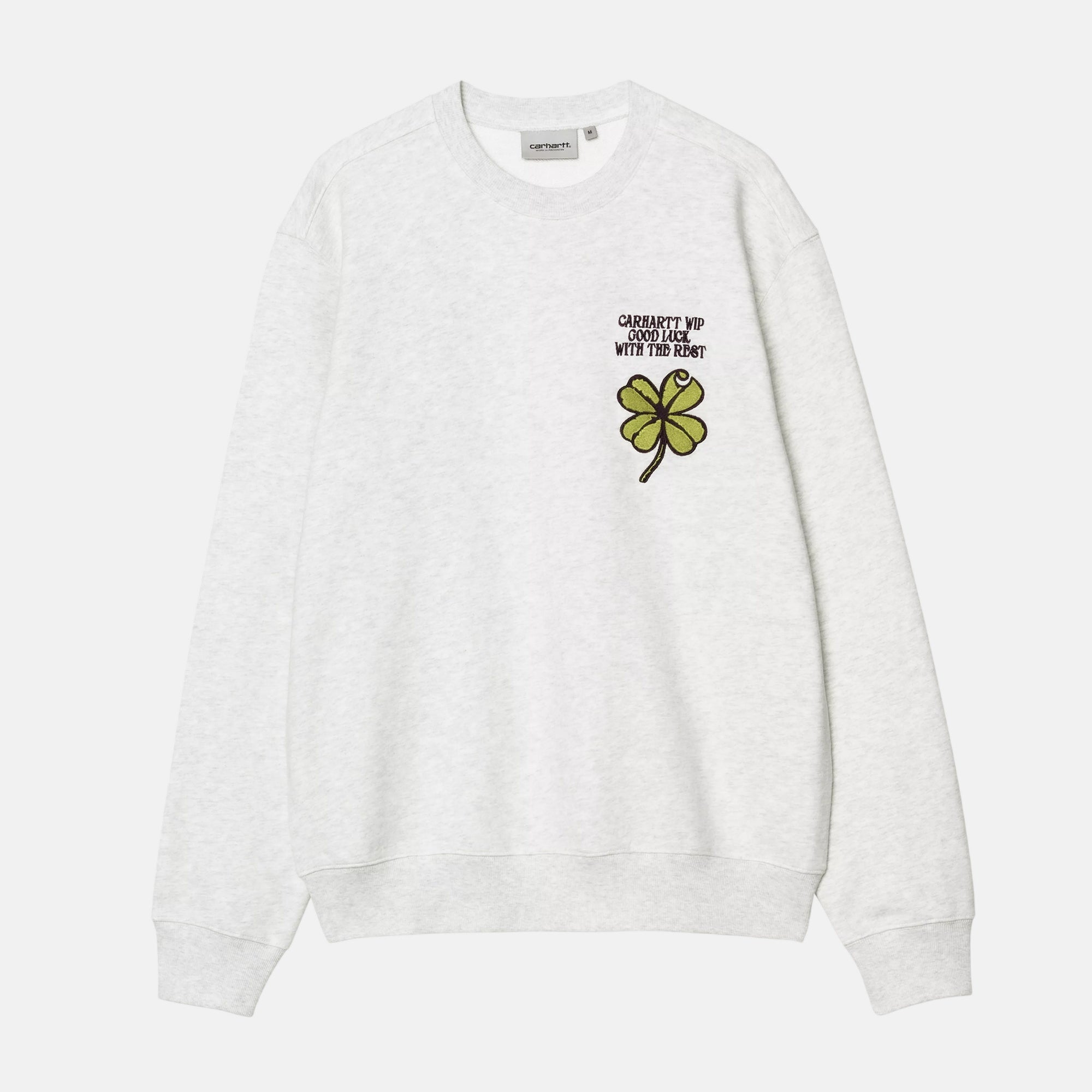 Carhartt WIP Clover Sweatshirt Ash Heather - SPR1159-M - northern threads uk