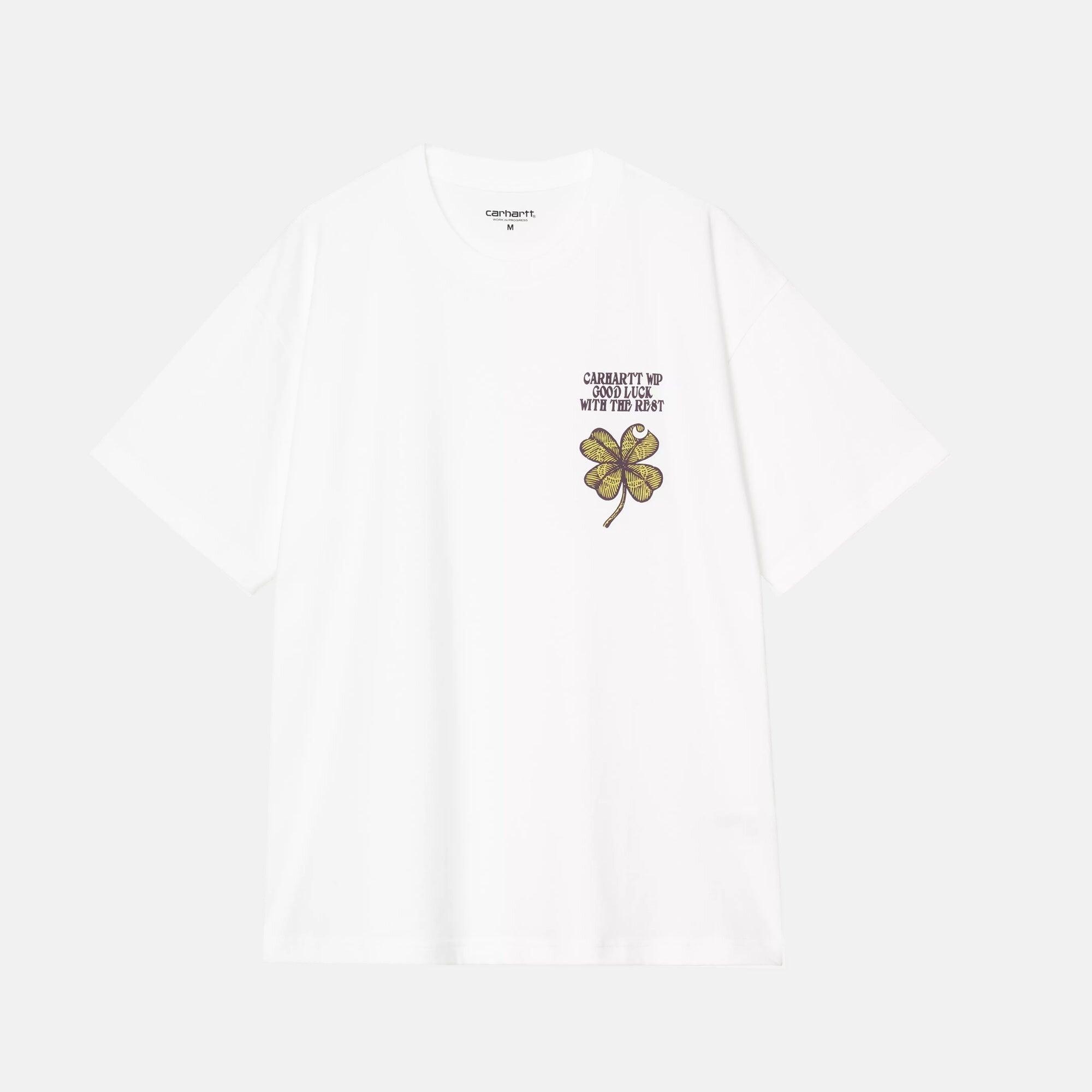 Carhartt WIP Clover T-Shirt White - SPR1033-M - northern threads uk