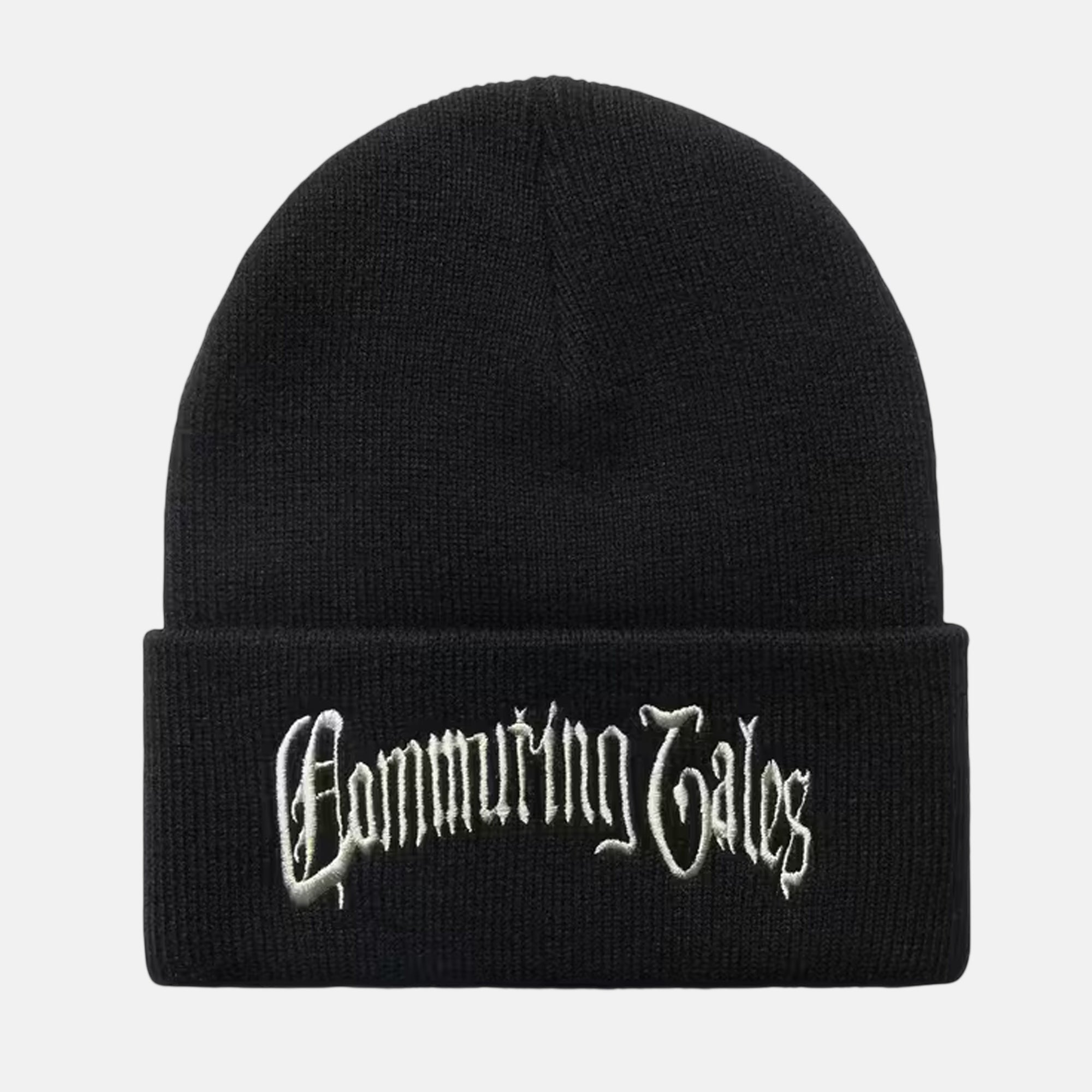 Carhartt WIP Commuting Tales Beanie Hat Black - SPR1160-One size - northern threads uk