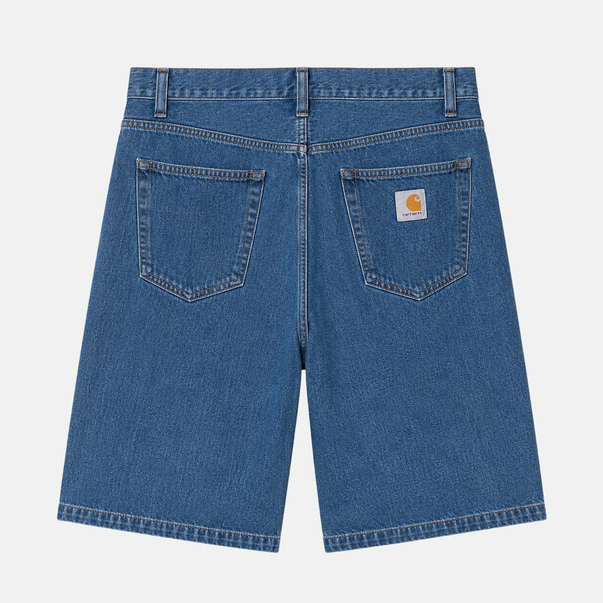 Carhartt WIP Denim Landon Short Blue Heavy Stone Wash | Northern Threads Designer Menswear