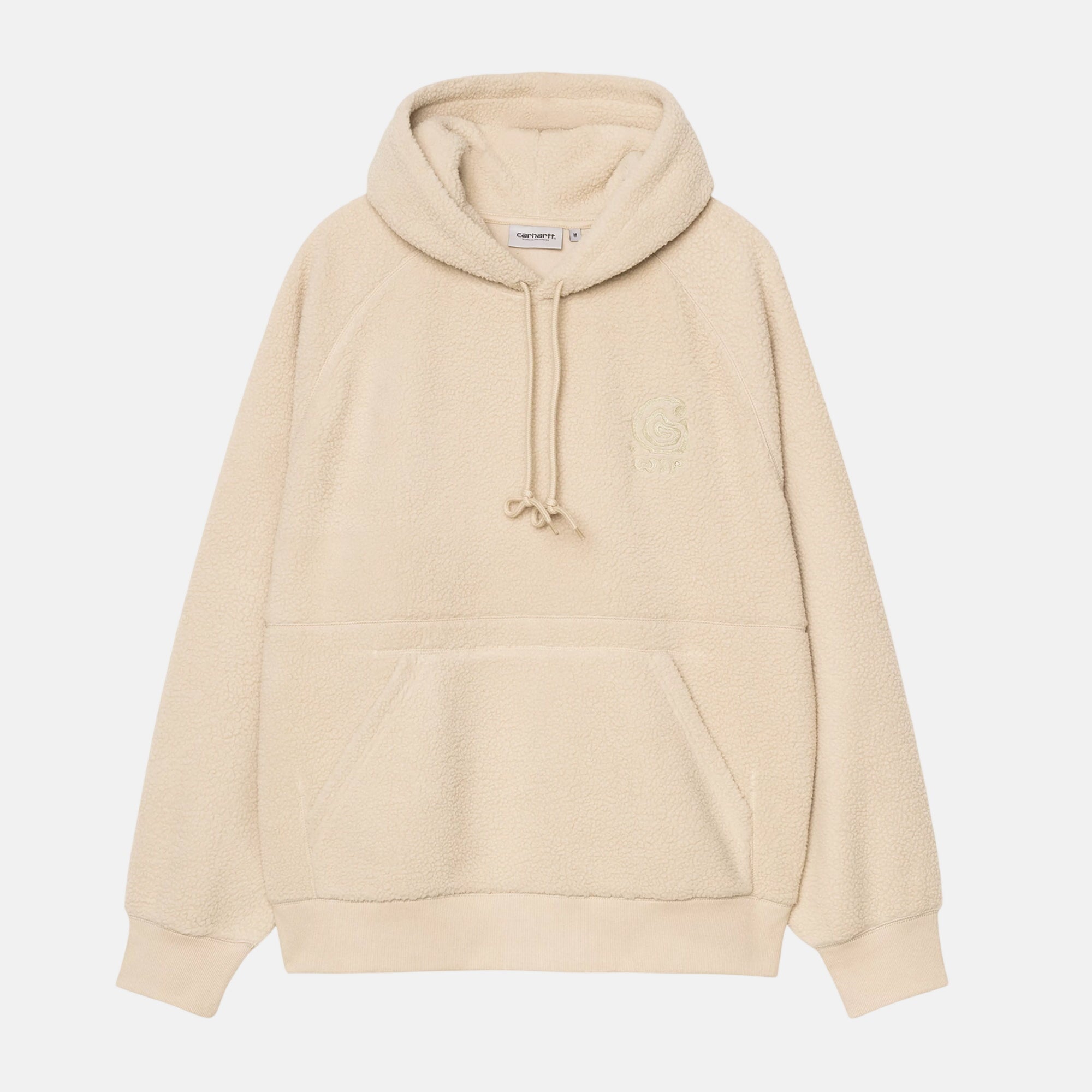 Carhartt WIP Hooded Helix Sweatshirt Fleur De Sel Wall - SPR831-S - northern threads uk