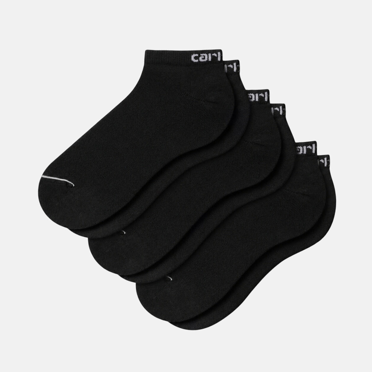 Carhartt WIP Script Sneakers Socks Black | Northern Threads Designer Menswear