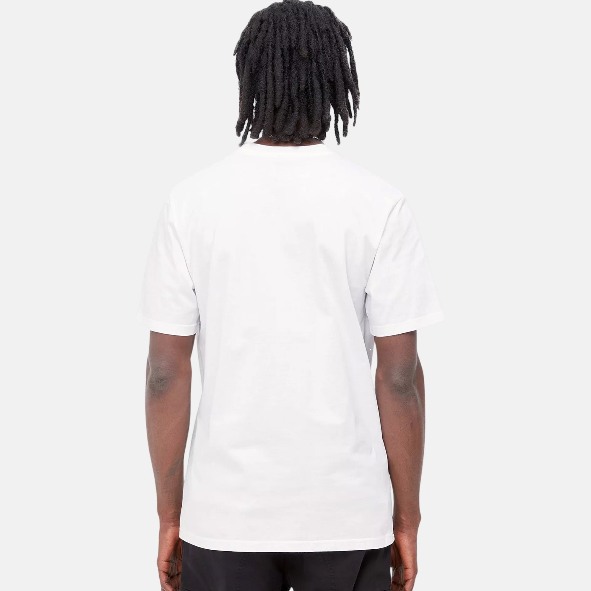 Carhartt WIP Script T-Shirt White Black - SPR088-S - northern threads uk