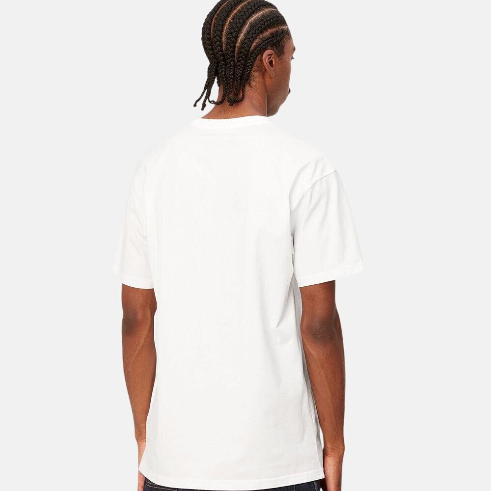 Carhartt WIP S/S Chase T-Shirt White Gold - SPR082-S - northern threads uk