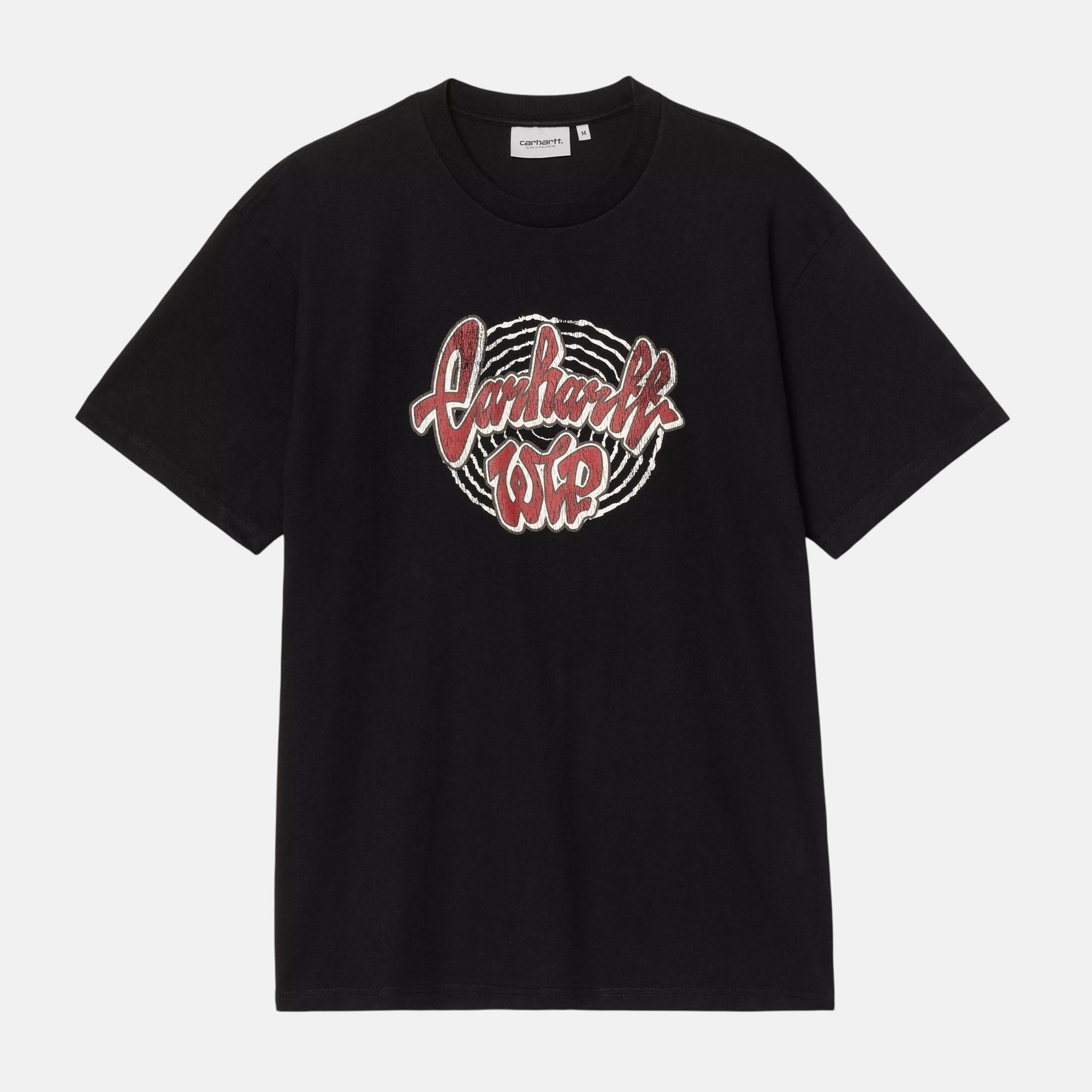 Carhartt WIP S/S Chedda T-Shirt Black Heavy Stone Wash - SPR1008-M - northern threads uk