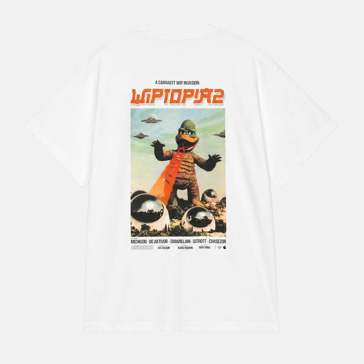 Carhartt WIP S/S Wiptopia II T-Shirt White | Northern Threads Designer Menswear