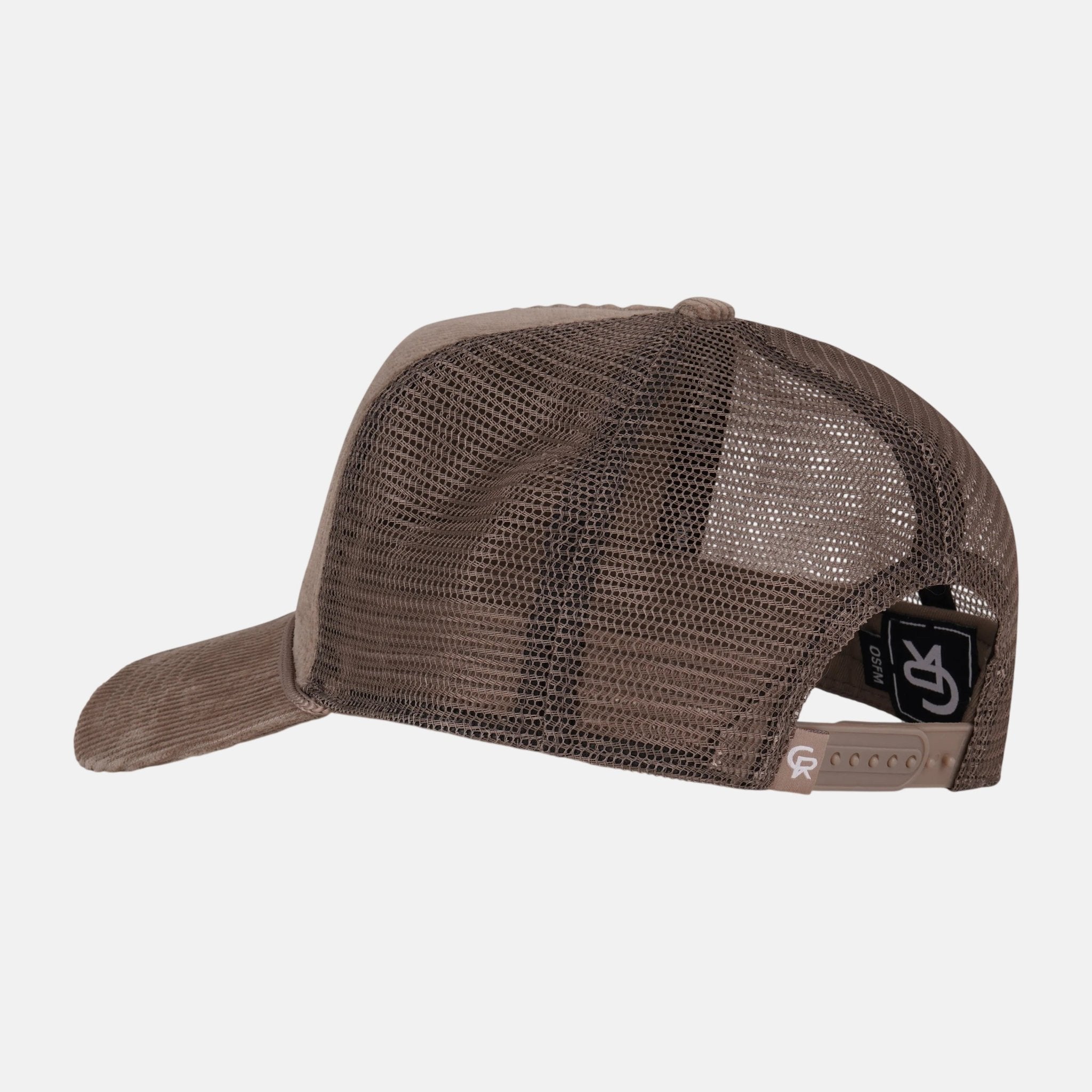 Christian Rose Corduroy Trucker Cap Nude - northern threads