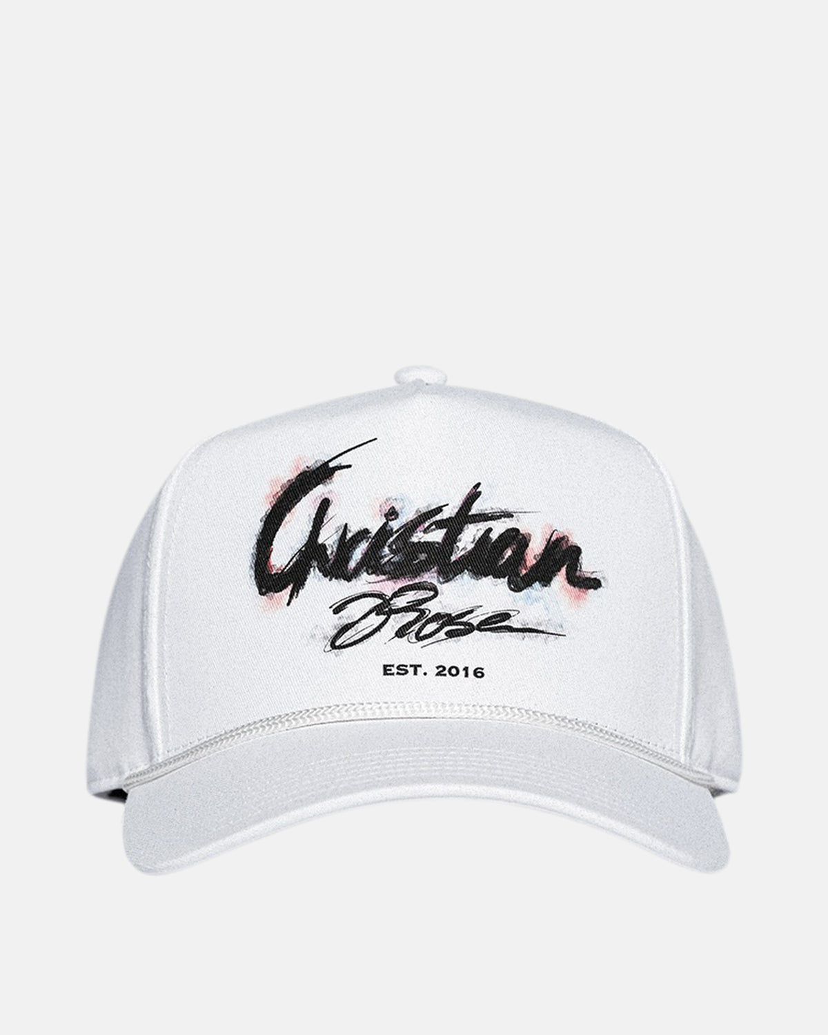 CHRISTIAN ROSE SIGNATURE SNAPBACK CAP WHITE - CHRISTIAN-ROSE-CR027-W-OS - northern threads uk