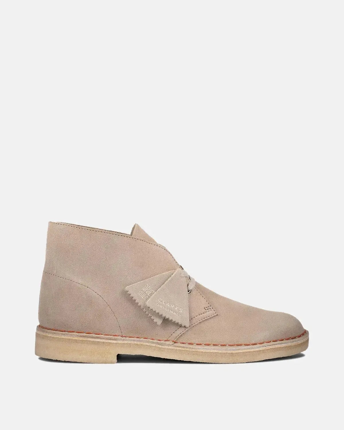 CLARKS ORIGINALS-CLARKS ORIGINALS DESERT BOOTS SAND SUEDE-NORTHERN THREADS DESIGNER MENSWEAR
