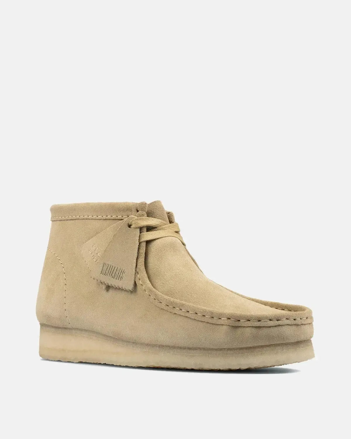 CLARKS ORIGINALS-CLARKS ORIGINALS WALLABEE BOOTS MAPLE SUEDE-NORTHERN THREADS DESIGNER MENSWEAR