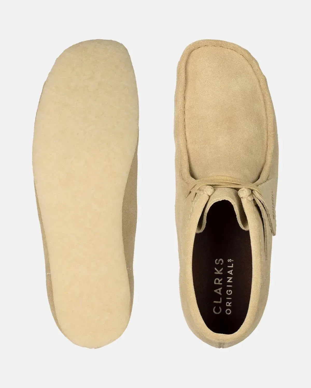 CLARKS ORIGINALS-CLARKS ORIGINALS WALLABEE BOOTS MAPLE SUEDE-NORTHERN THREADS DESIGNER MENSWEAR