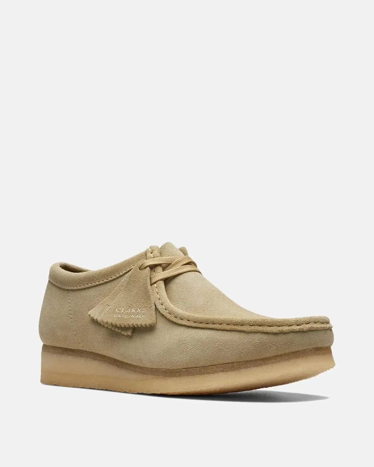 CLARKS ORIGINALS-CLARKS ORIGINALS WALLABEE SHOES MAPLE SUEDE-NORTHERN THREADS DESIGNER MENSWEAR