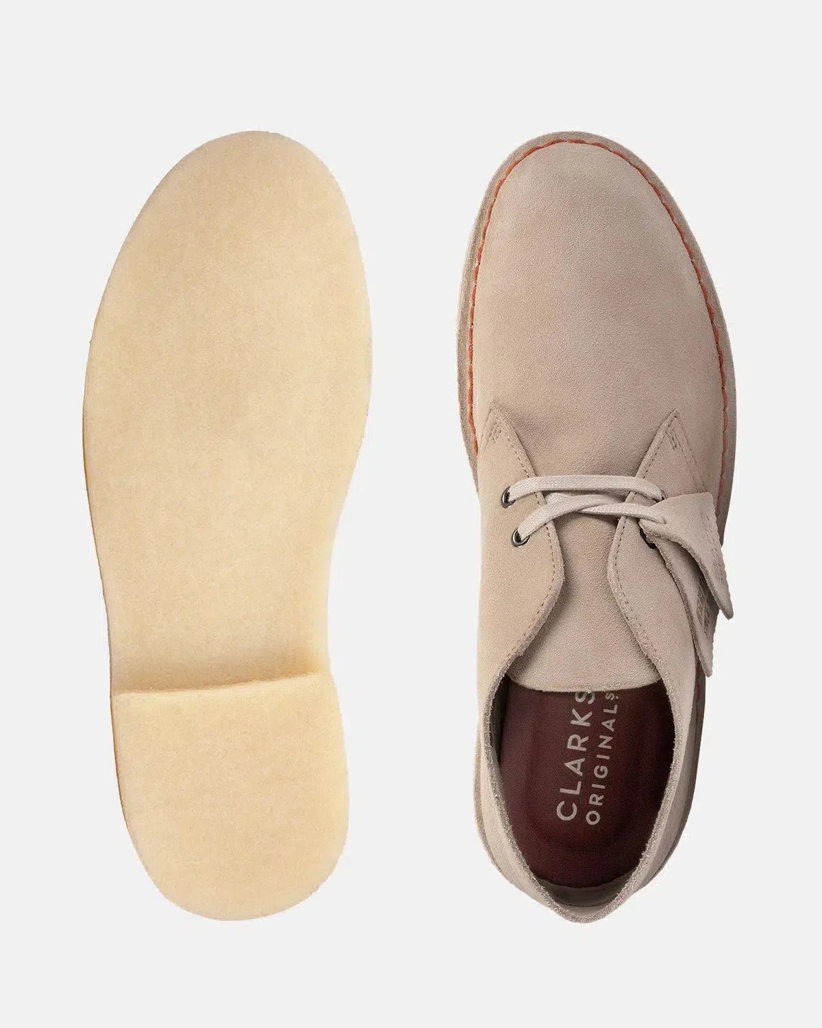 CLARKS ORIGINALS DESERT BOOTS SAND SUEDE - northern threads