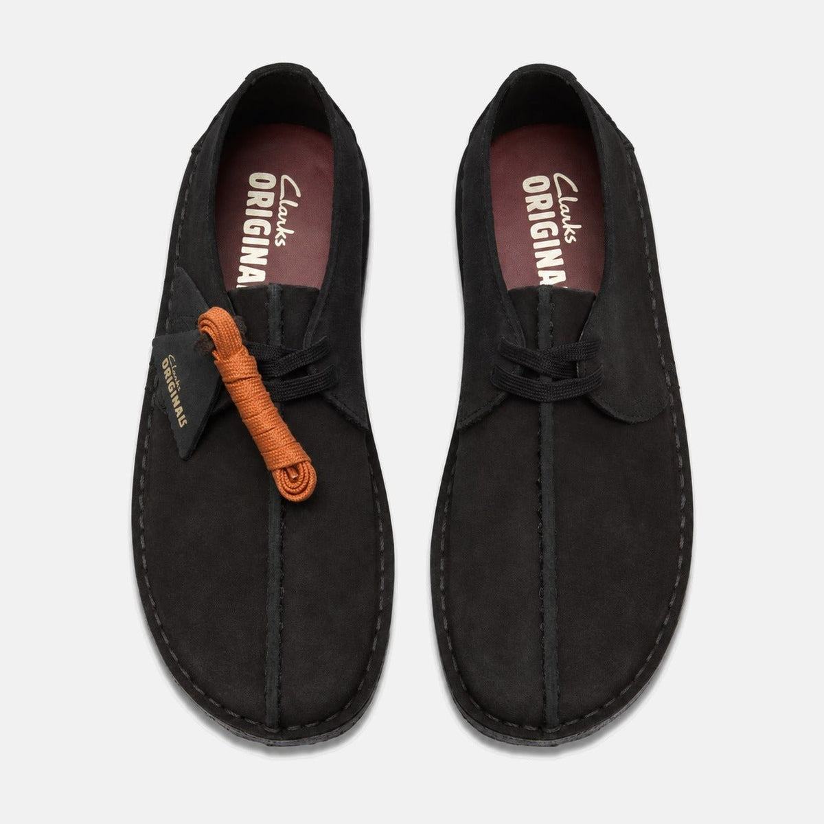 Clarks Originals Desert Trek Shoes Black Suede | Northern Threads Designer Menswear