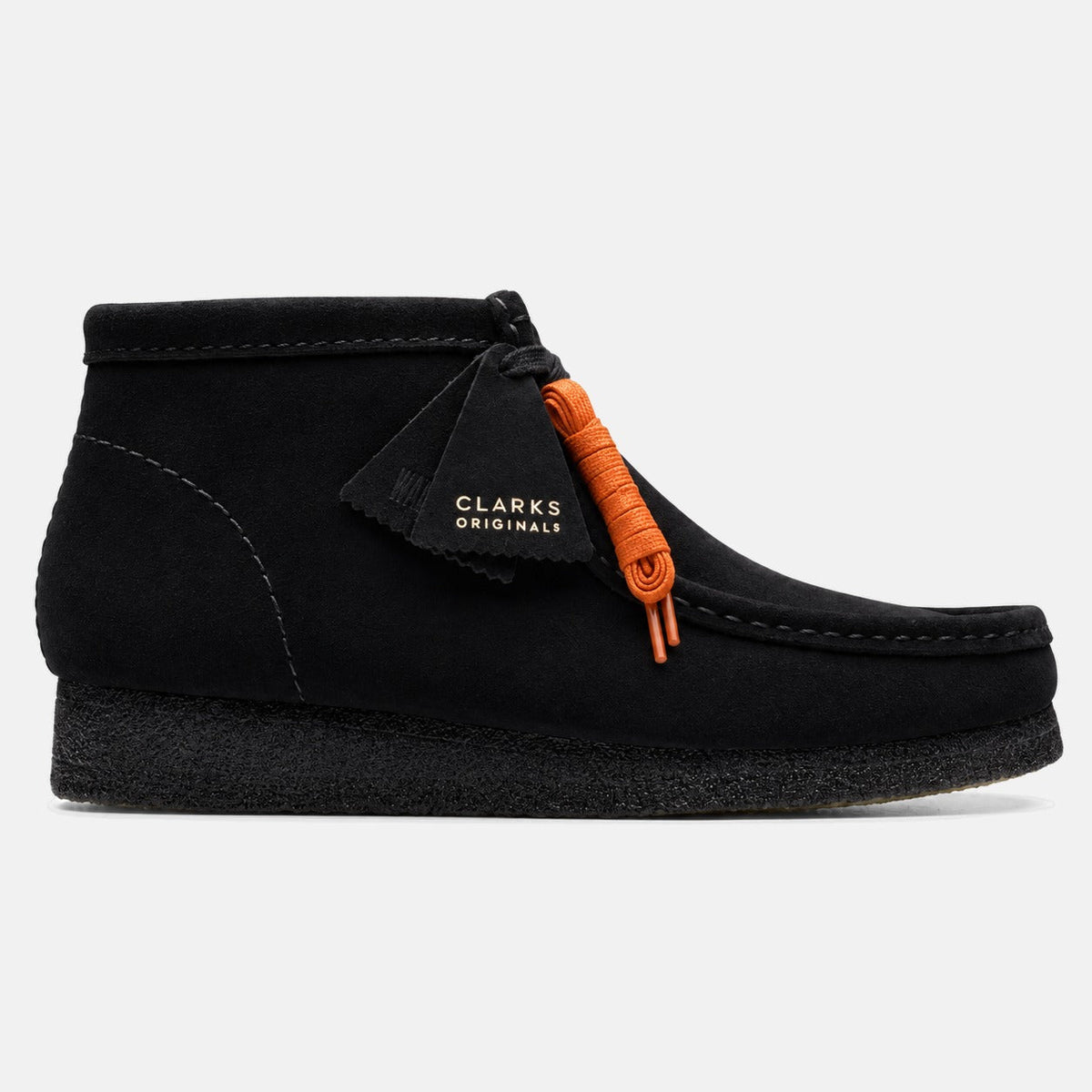 Clarks Originals Wallabee Boots Black Suede | Northern Threads Designer Menswear