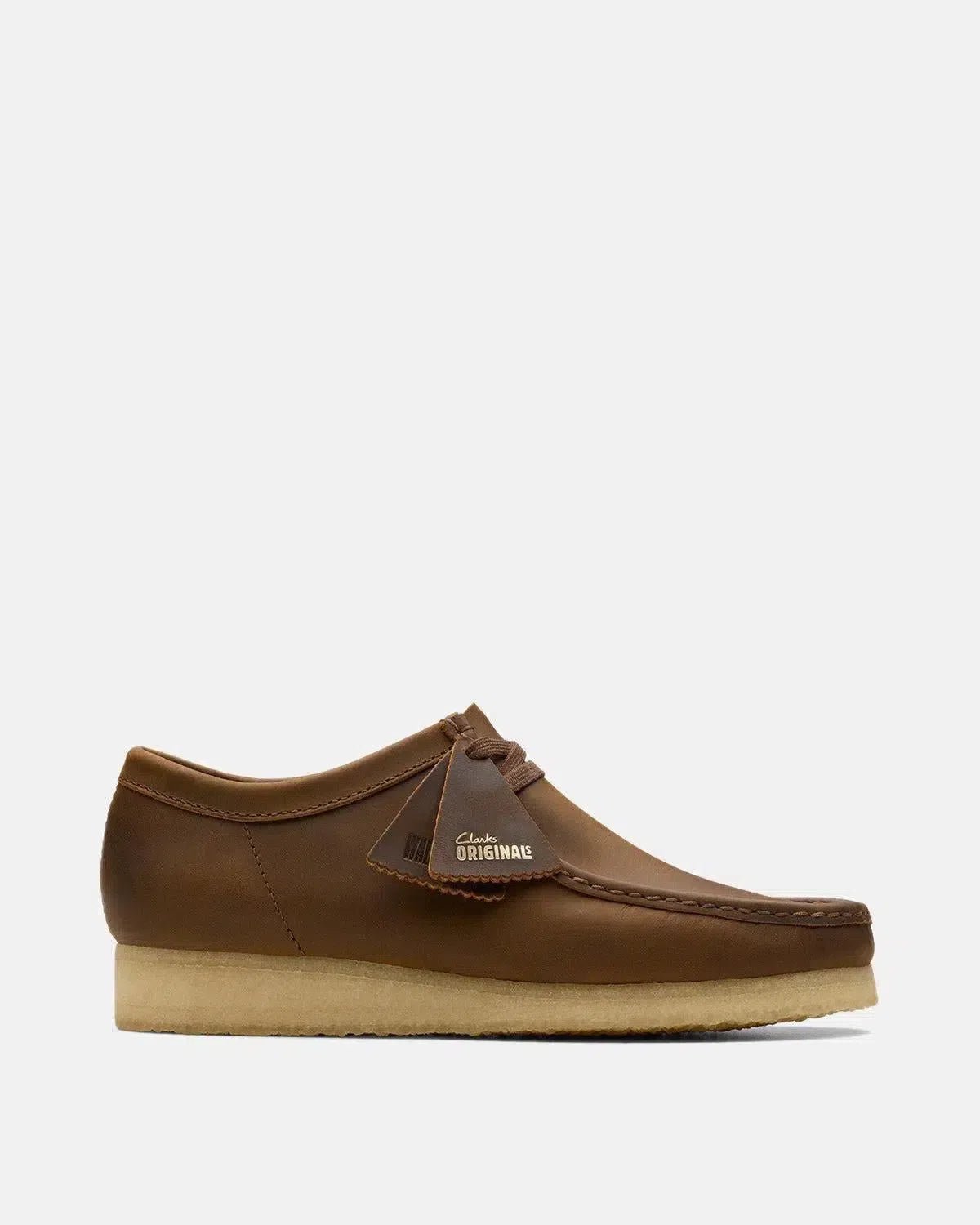 CLARKS ORIGINALS WALLABEE SHOES BEESWAX - CLARKS-26156605-7 - northern threads uk