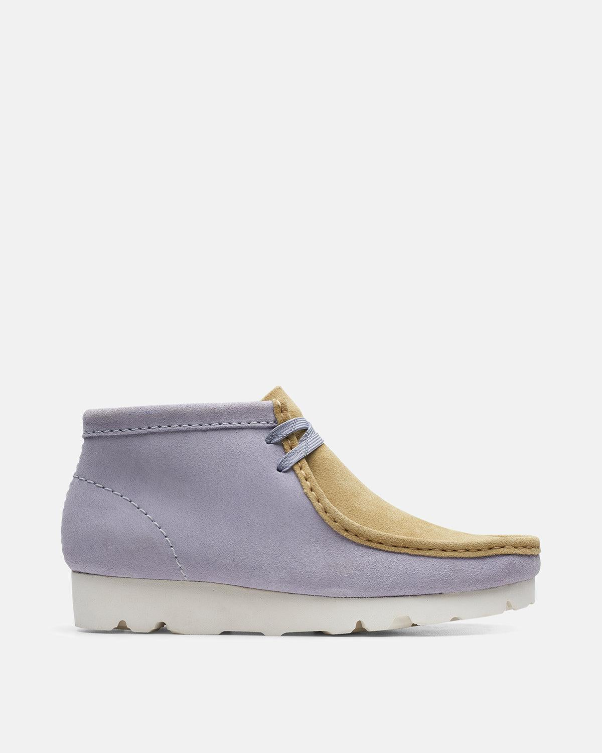 CLARKS ORIGINALS WOMENS WALLABEE GEN BOOTS COOL BLUE - CLARKS-26150812-UK3 - northern threads uk